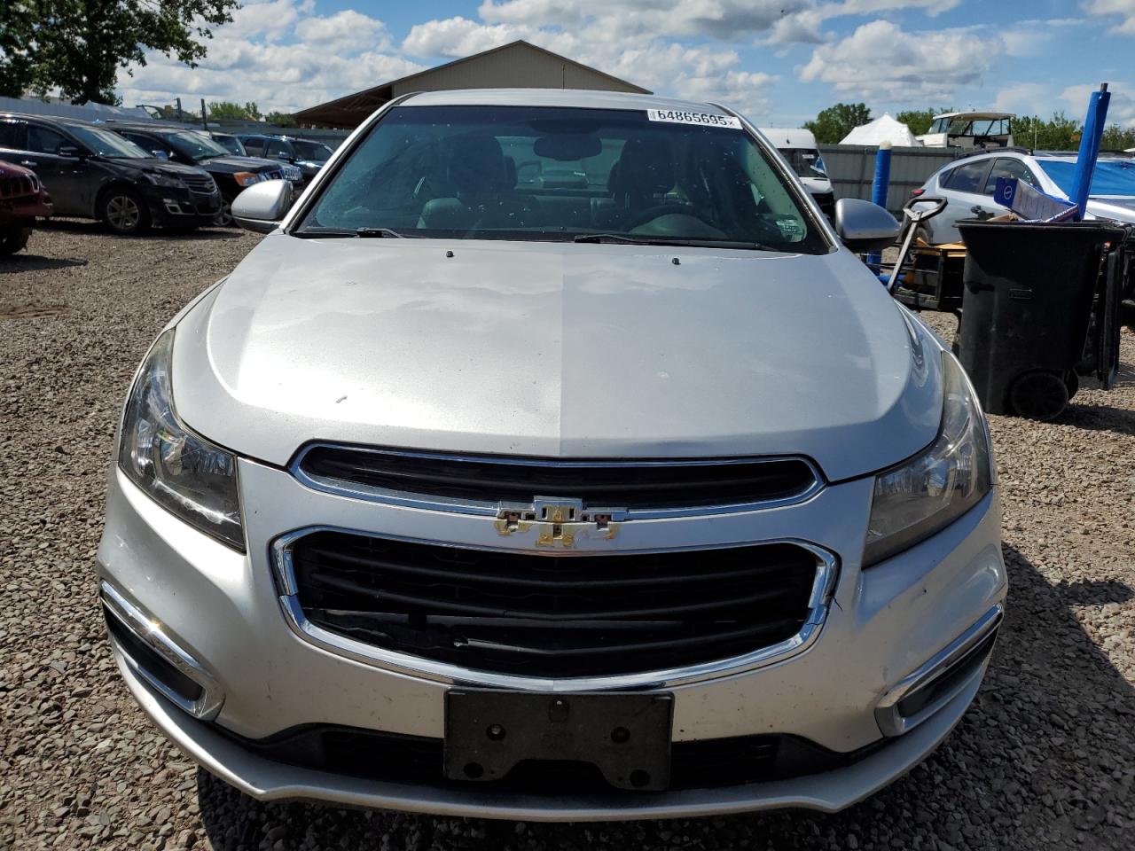 2015 Chevrolet Cruze Lt Silver vin: 1G1PE5SB5F7139724