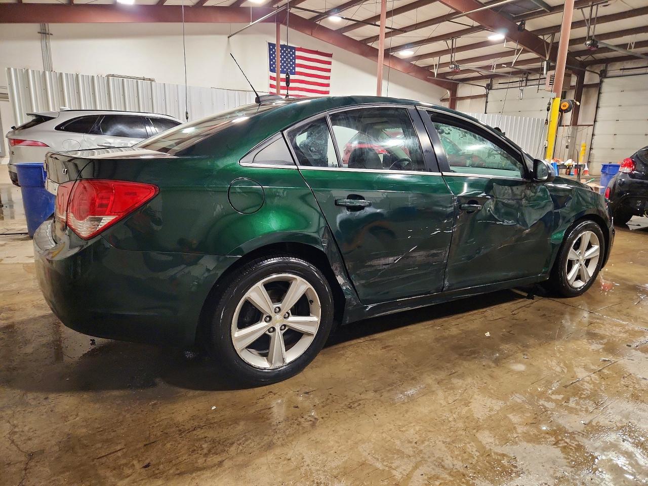 2015 Chevrolet Cruze Lt Green vin: 1G1PE5SB5F7155390