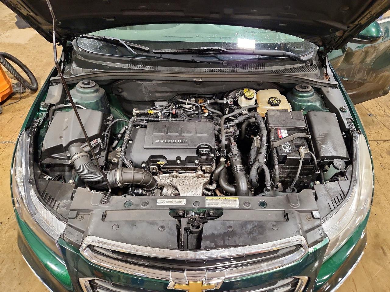 2015 Chevrolet Cruze Lt Green vin: 1G1PE5SB5F7155390