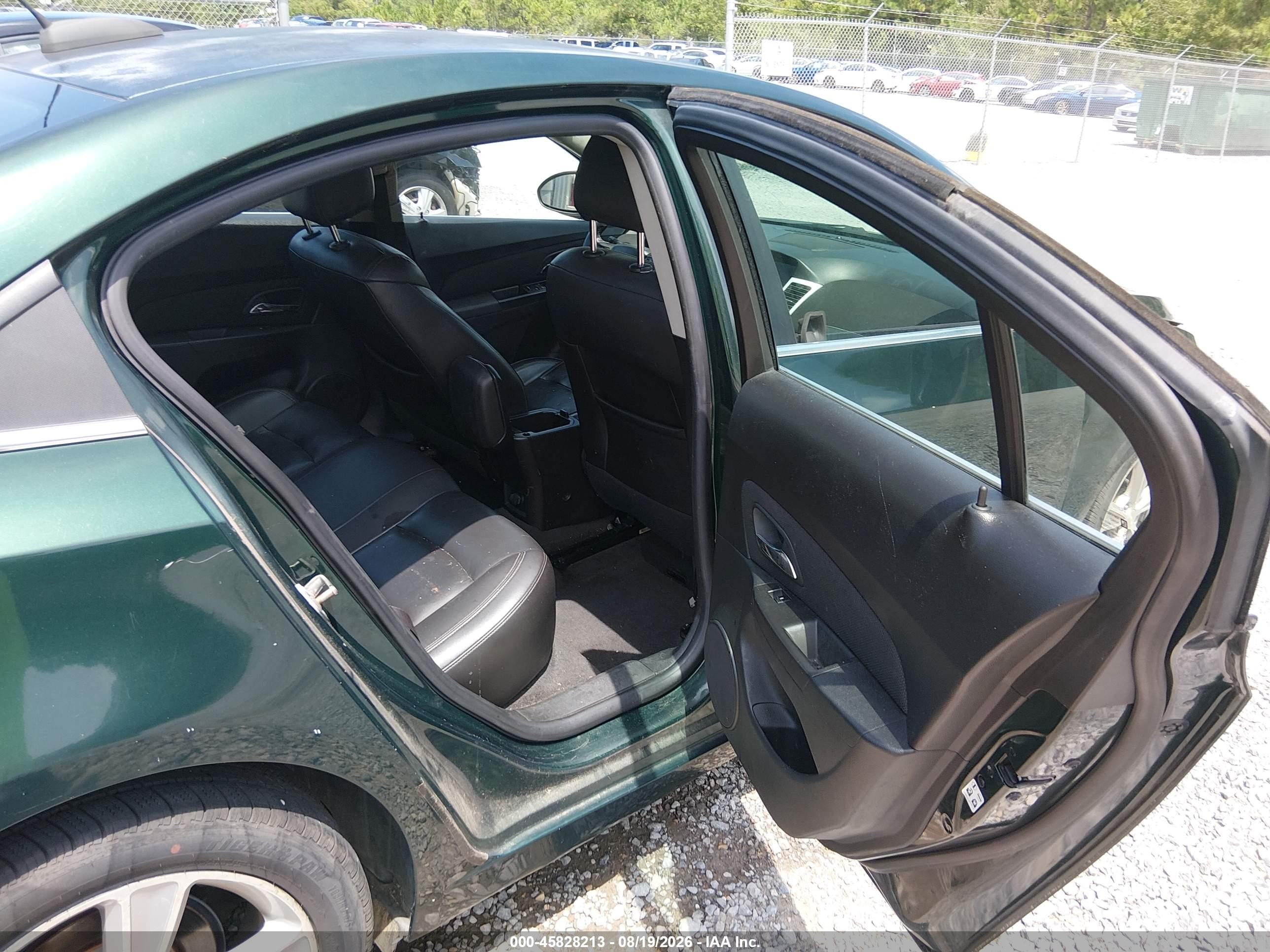 2015 Chevrolet Cruze 2lt Auto Green vin: 1G1PE5SB5F7177938