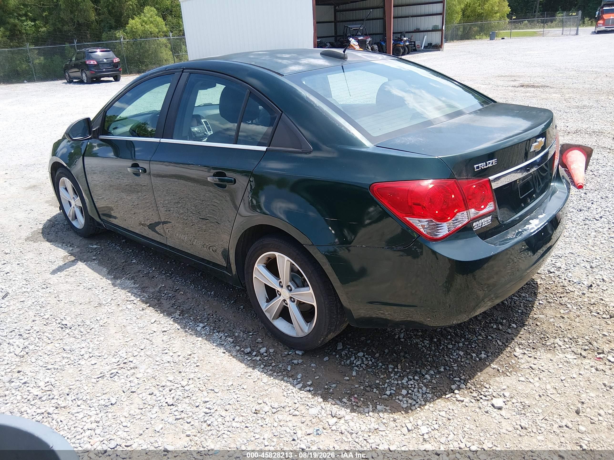 2015 Chevrolet Cruze 2lt Auto Green vin: 1G1PE5SB5F7177938