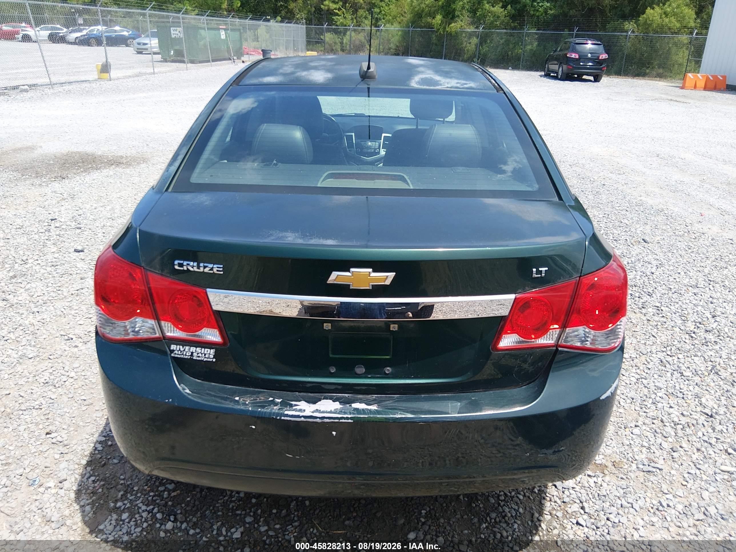 2015 Chevrolet Cruze 2lt Auto Green vin: 1G1PE5SB5F7177938