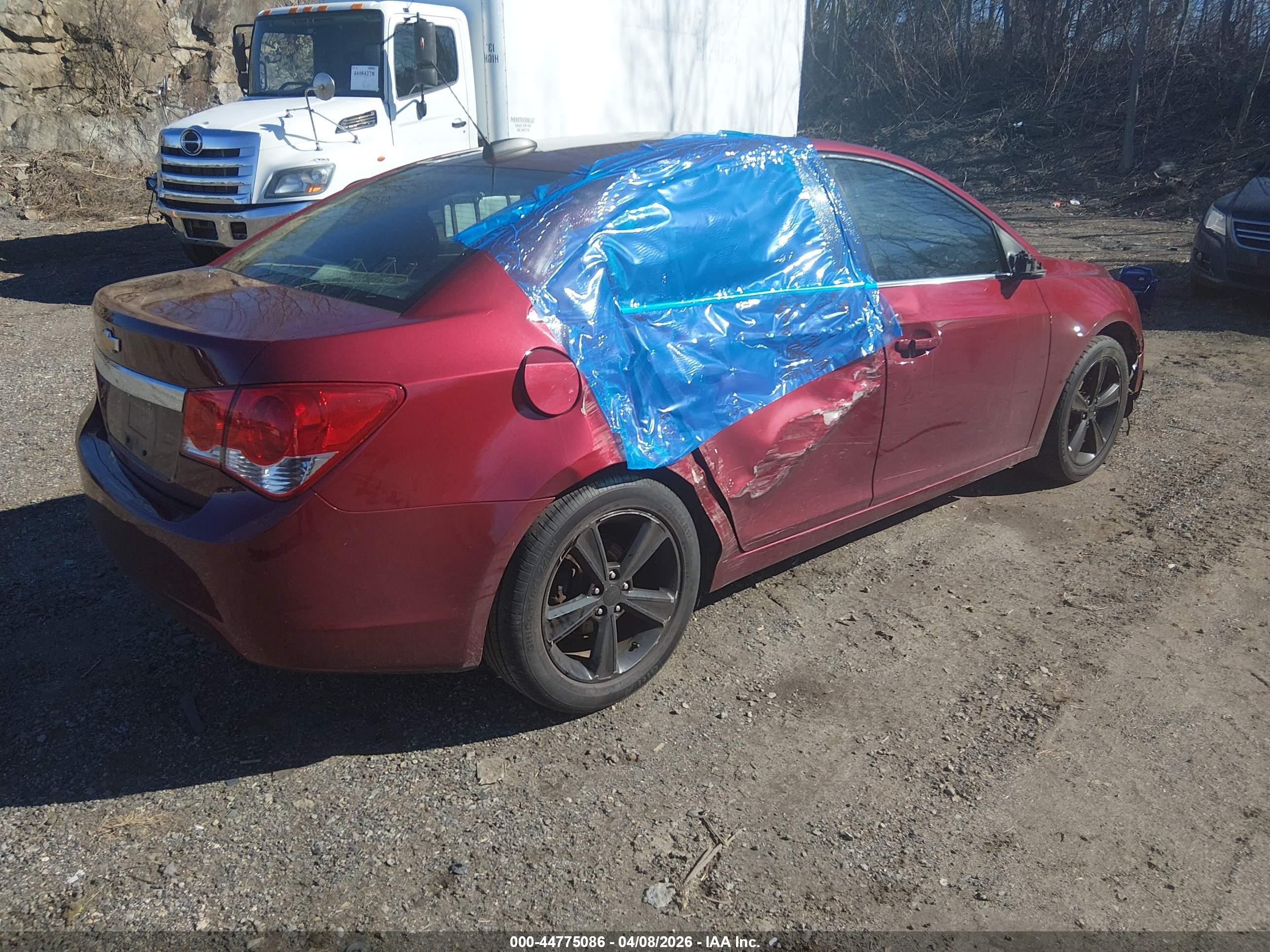 2015 Chevrolet Cruze 2lt Auto Бордовый vin: 1G1PE5SB5F7198384