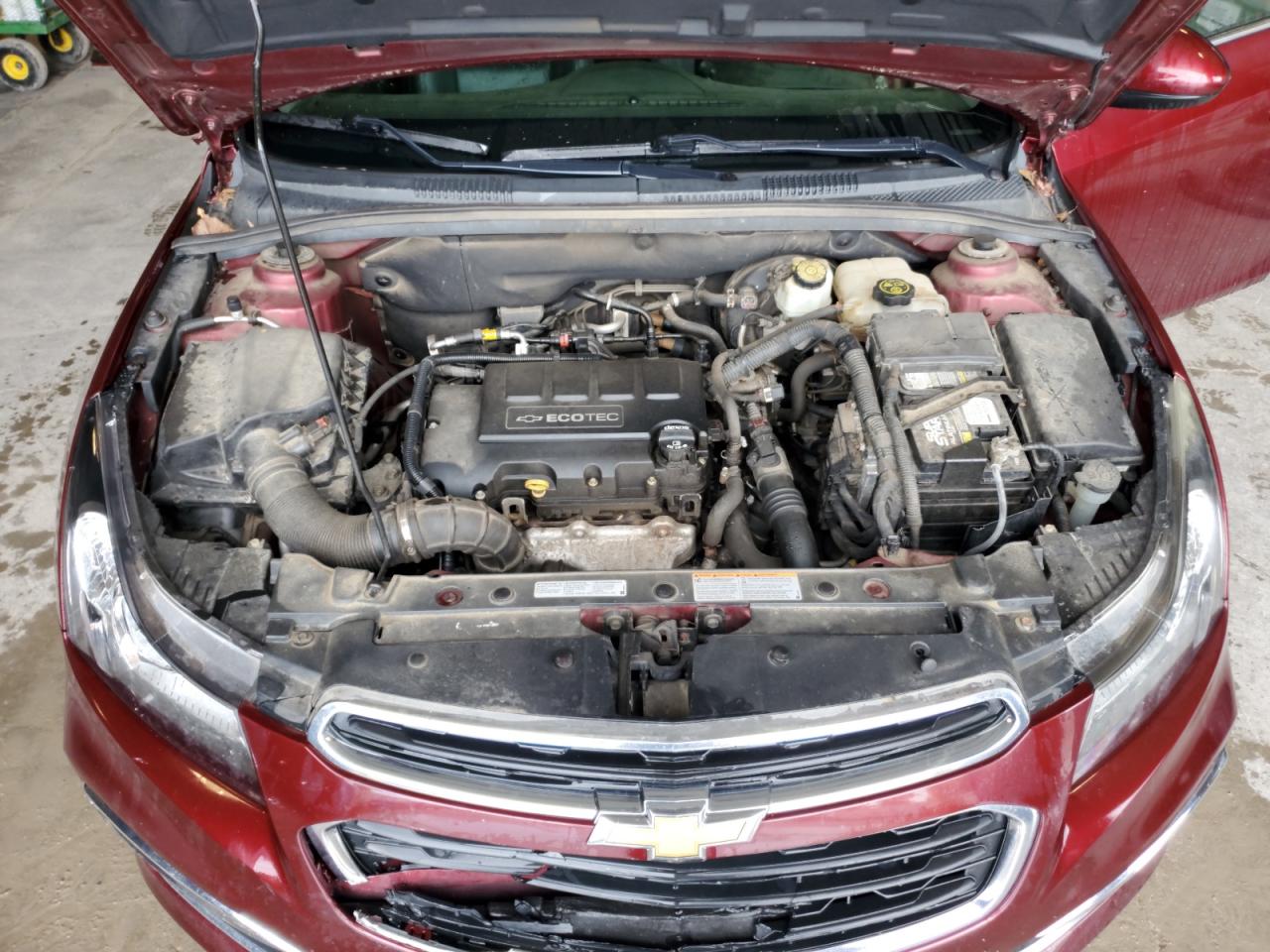 2015 Chevrolet Cruze Lt Красный vin: 1G1PE5SB5F7206547