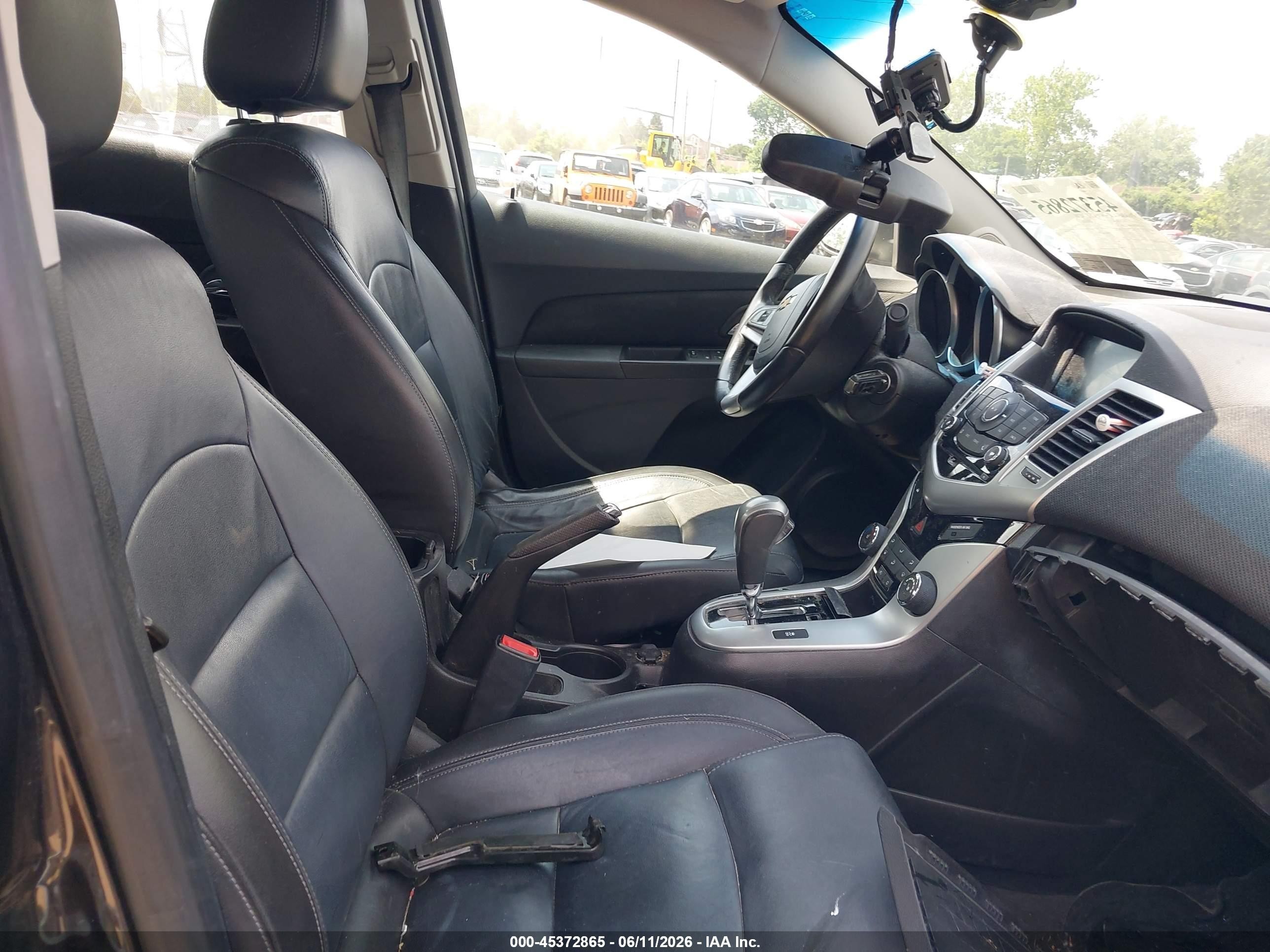 2015 Chevrolet Cruze 2lt Auto Gray vin: 1G1PE5SB5F7221159