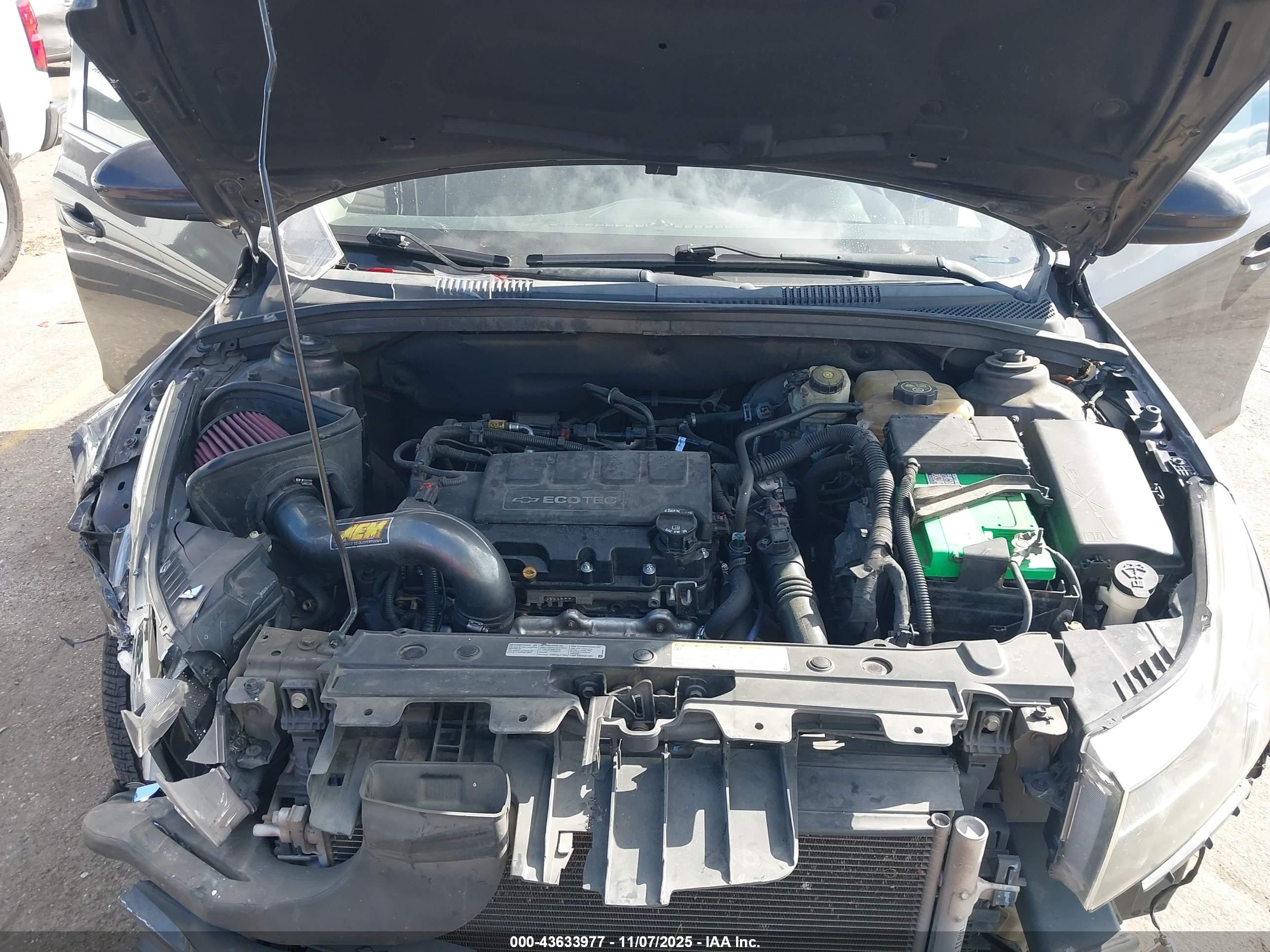 2016 Chevrolet Cruze Limited 1lt Auto Серый vin: 1G1PE5SB5G7212902