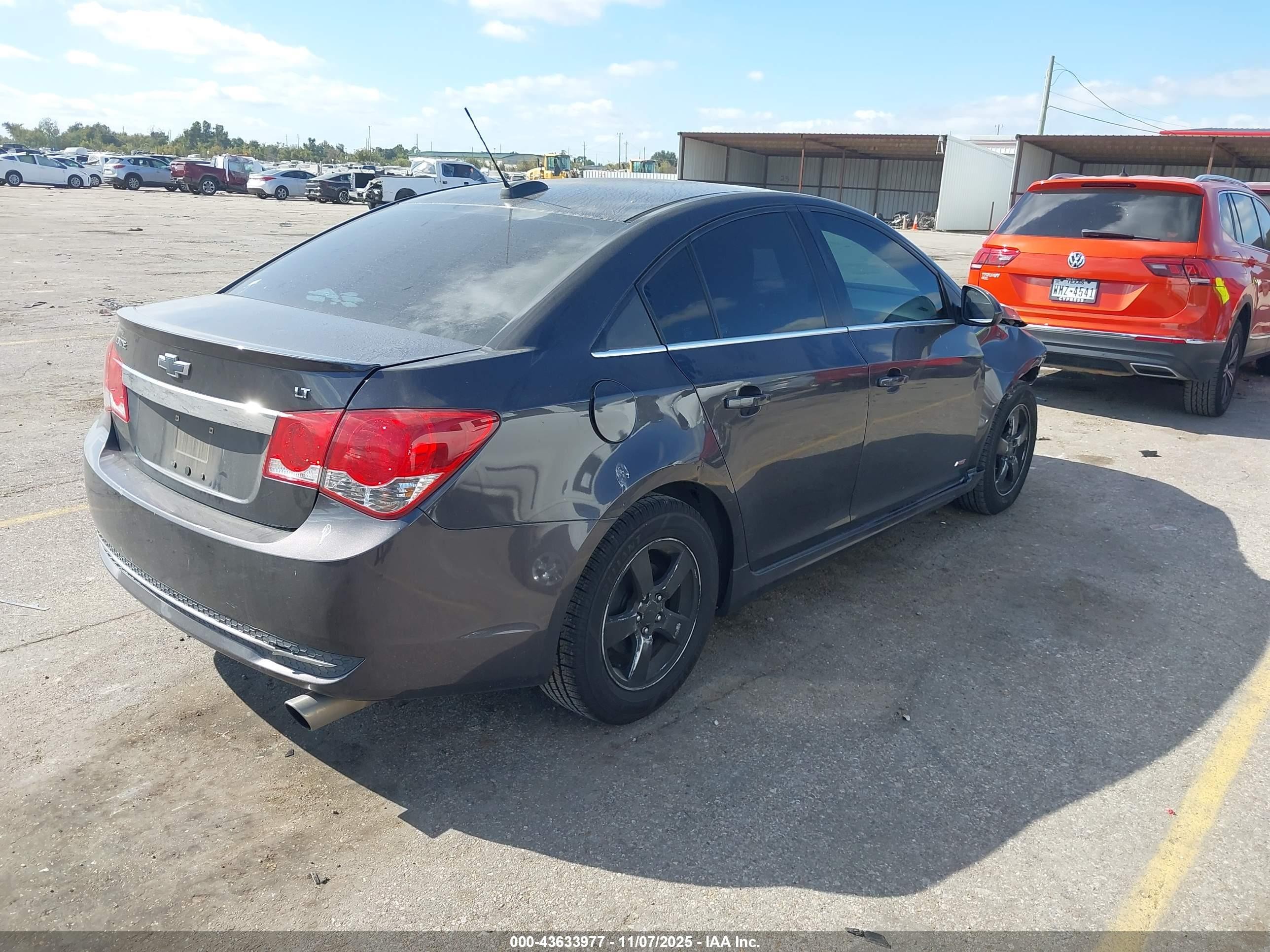 2016 Chevrolet Cruze Limited 1lt Auto Серый vin: 1G1PE5SB5G7212902