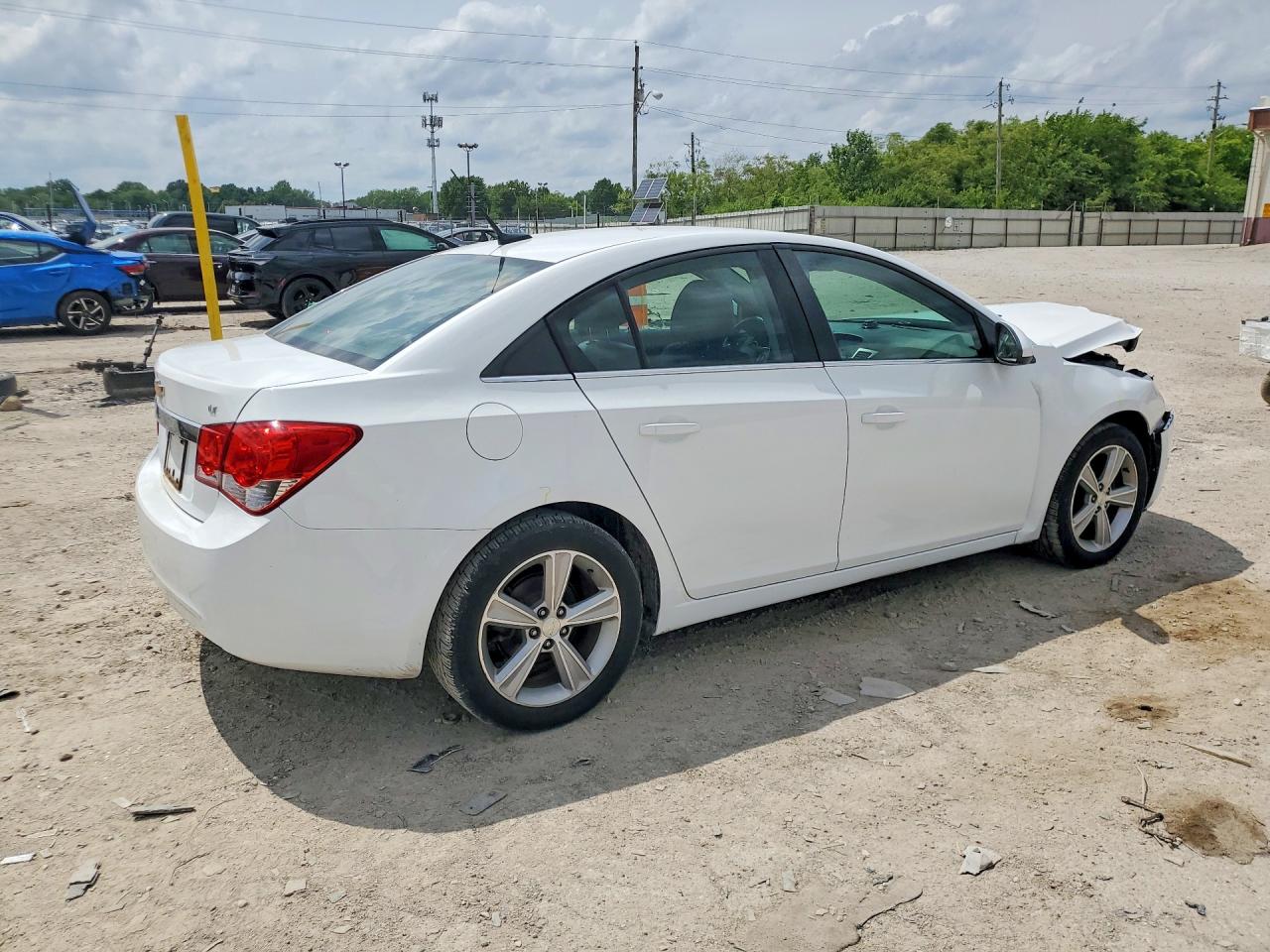 2013 Chevrolet Cruze Lt White vin: 1G1PE5SB6D7141267