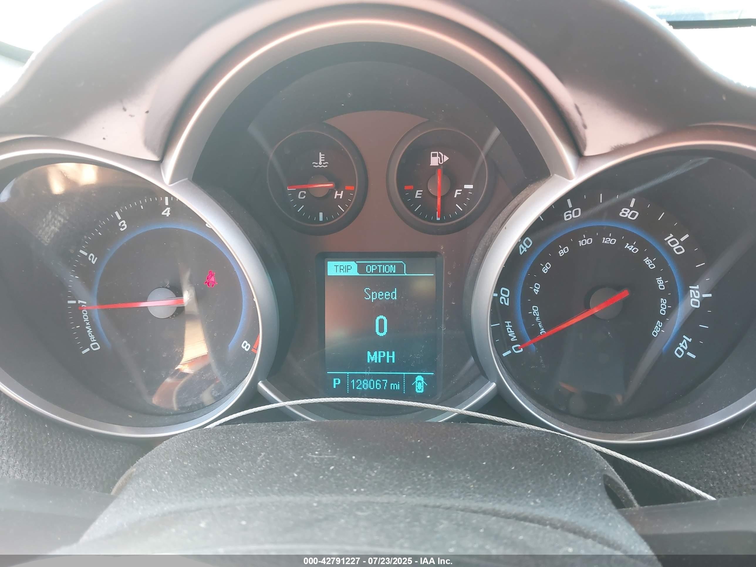 2013 Chevrolet Cruze 2lt Auto Silver vin: 1G1PE5SB6D7144282