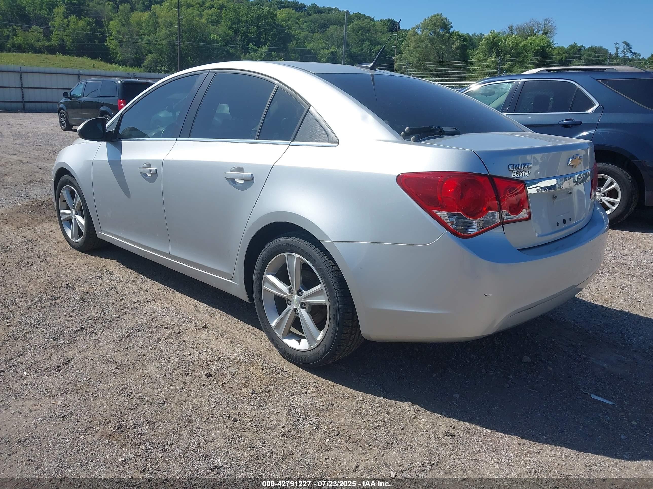 2013 Chevrolet Cruze 2lt Auto Silver vin: 1G1PE5SB6D7144282