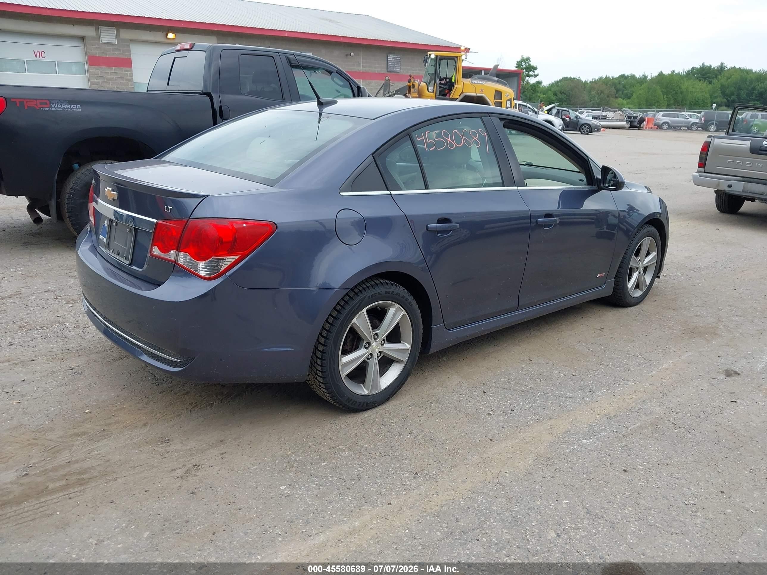 2013 Chevrolet Cruze 2lt Auto Blue vin: 1G1PE5SB6D7177668