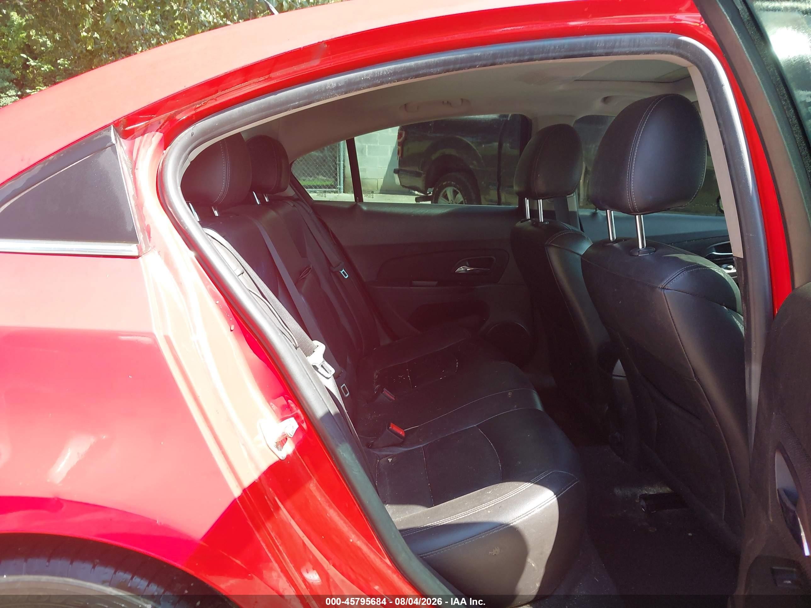 2014 Chevrolet Cruze 2lt Auto Красный vin: 1G1PE5SB6E7270126