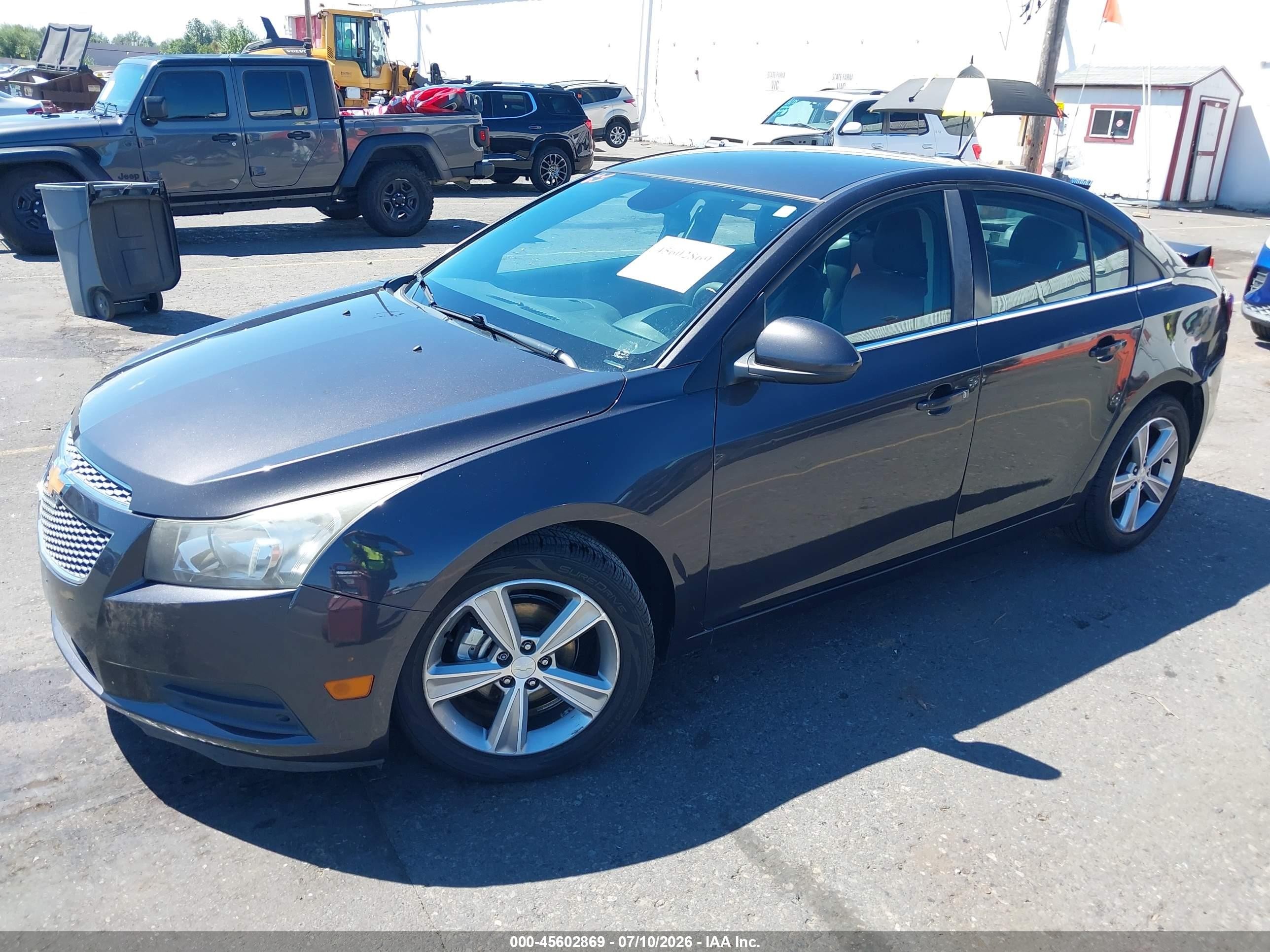 2014 Chevrolet Cruze 2lt Auto Gray vin: 1G1PE5SB6E7293793