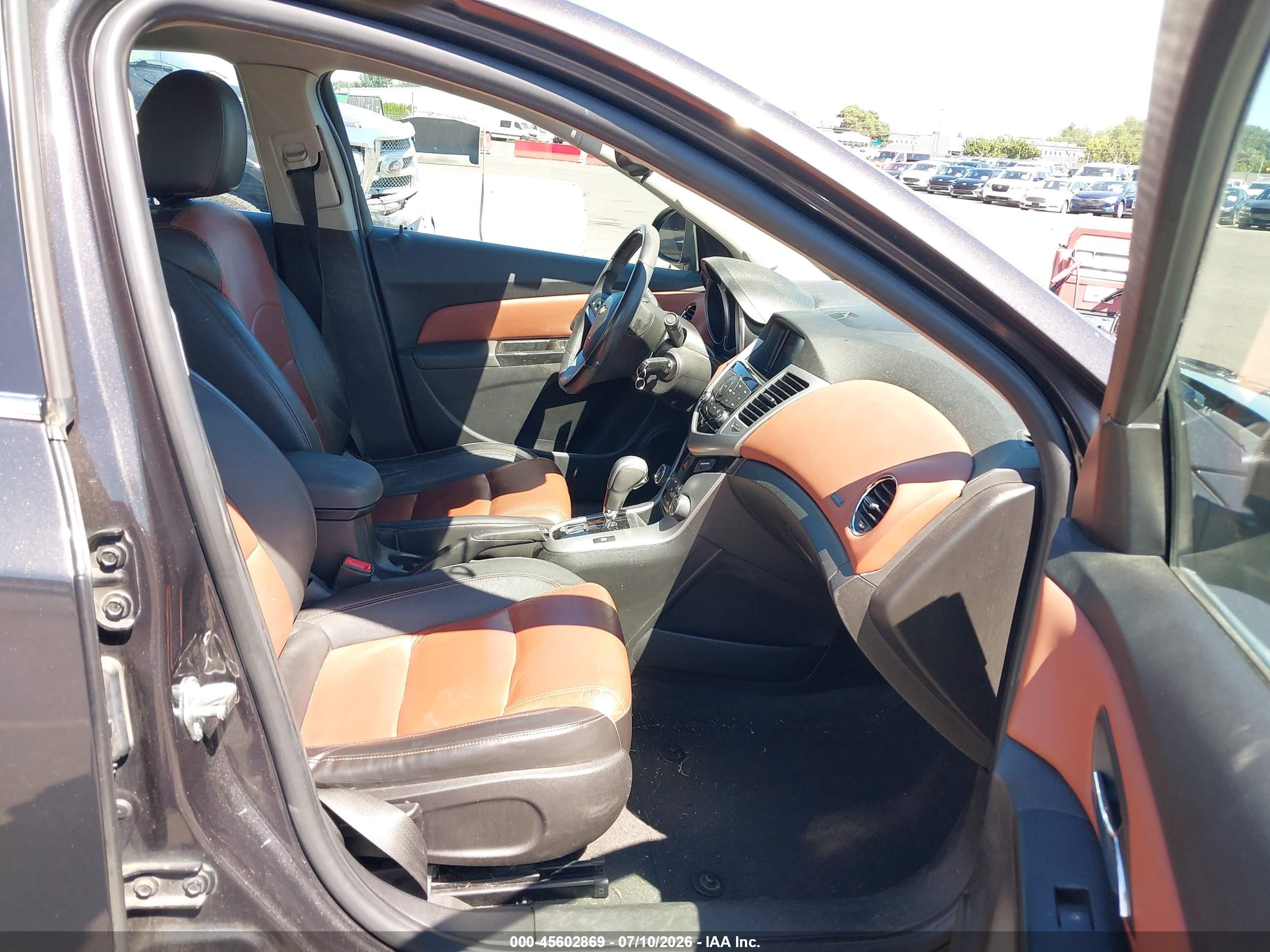 2014 Chevrolet Cruze 2lt Auto Gray vin: 1G1PE5SB6E7293793