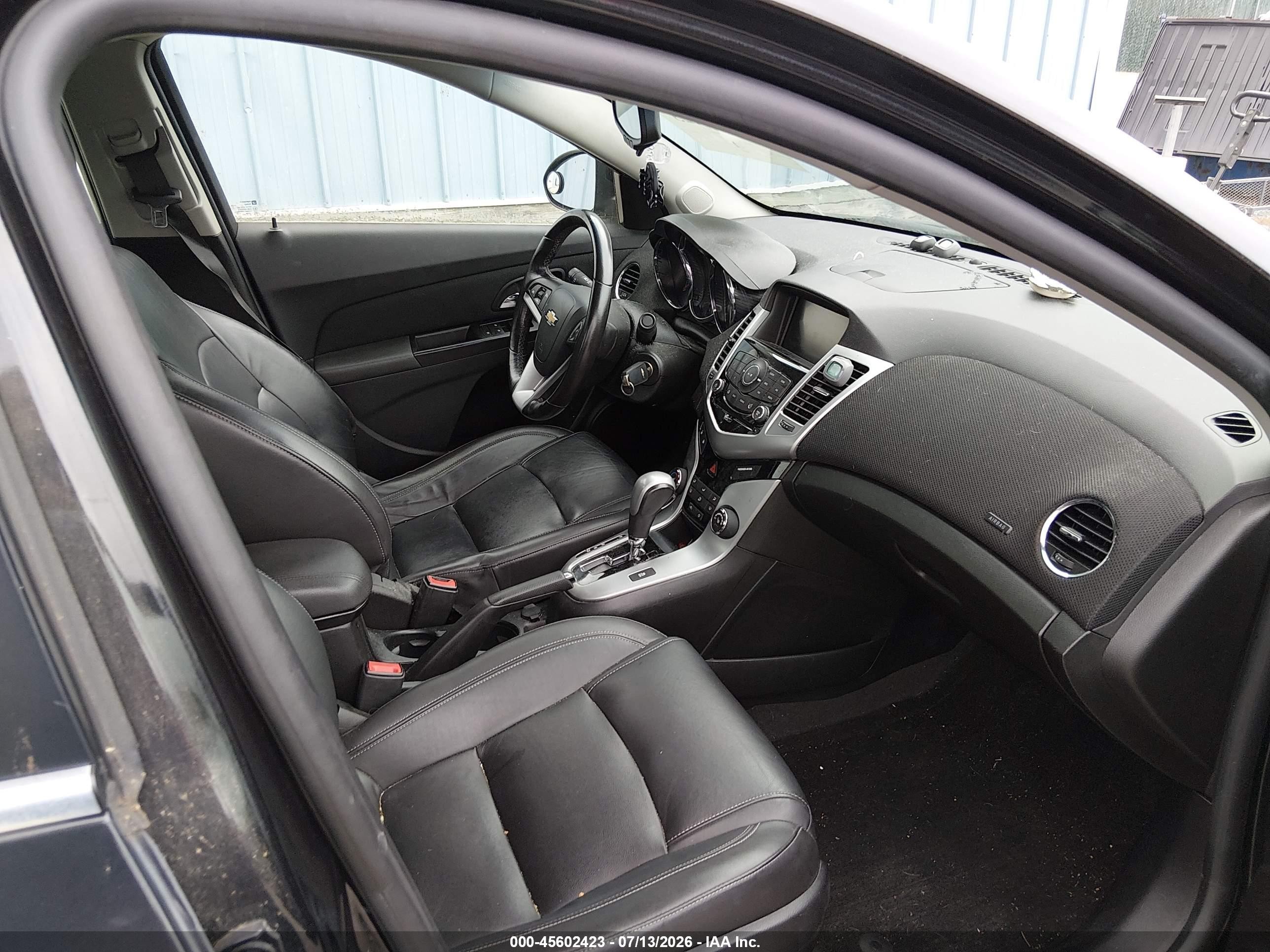 2014 Chevrolet Cruze 2lt Auto Gray vin: 1G1PE5SB6E7340529