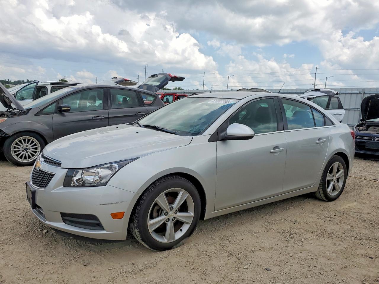 2014 Chevrolet Cruze Lt Silver vin: 1G1PE5SB6E7381064