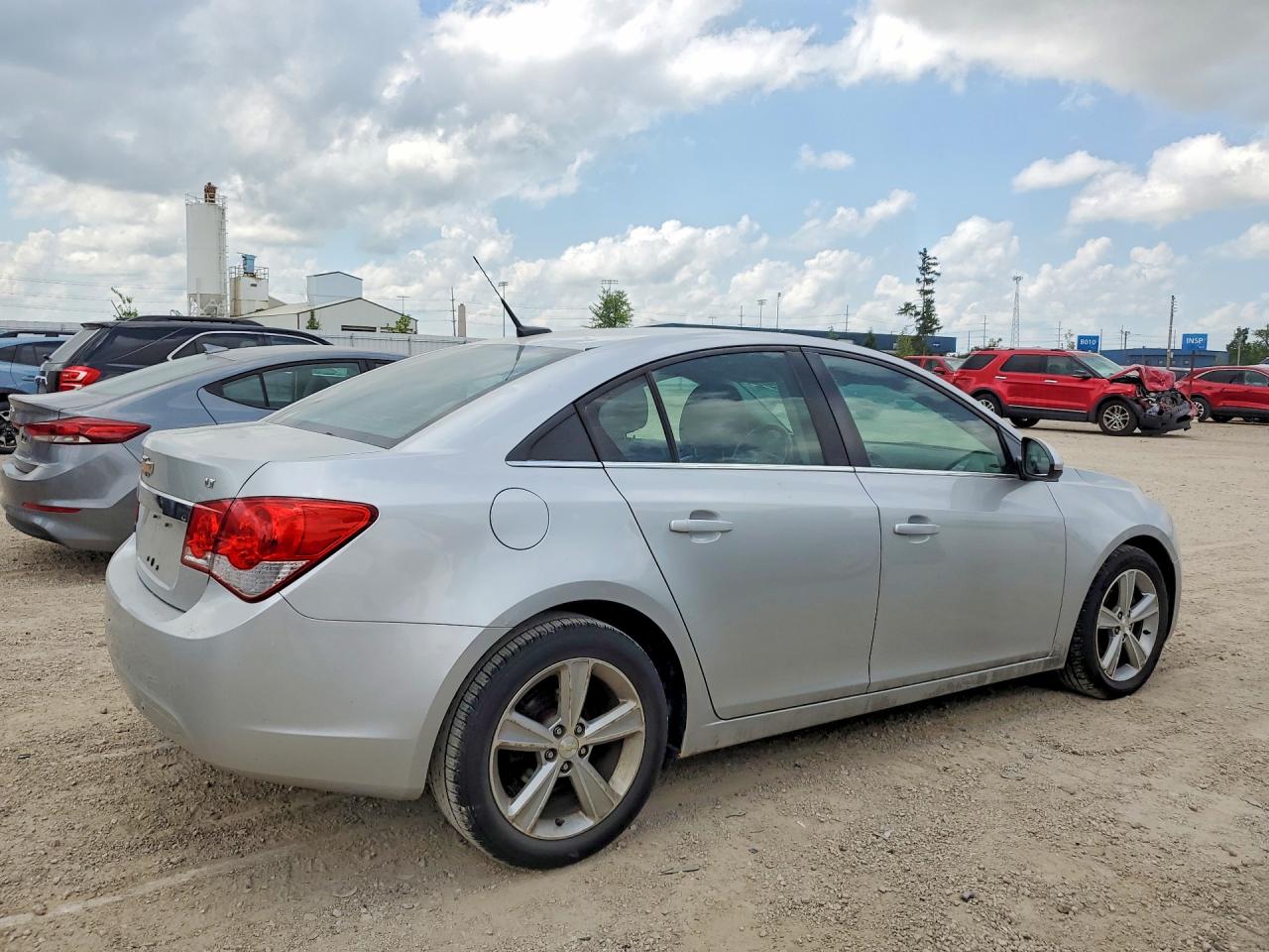 2014 Chevrolet Cruze Lt Silver vin: 1G1PE5SB6E7381064
