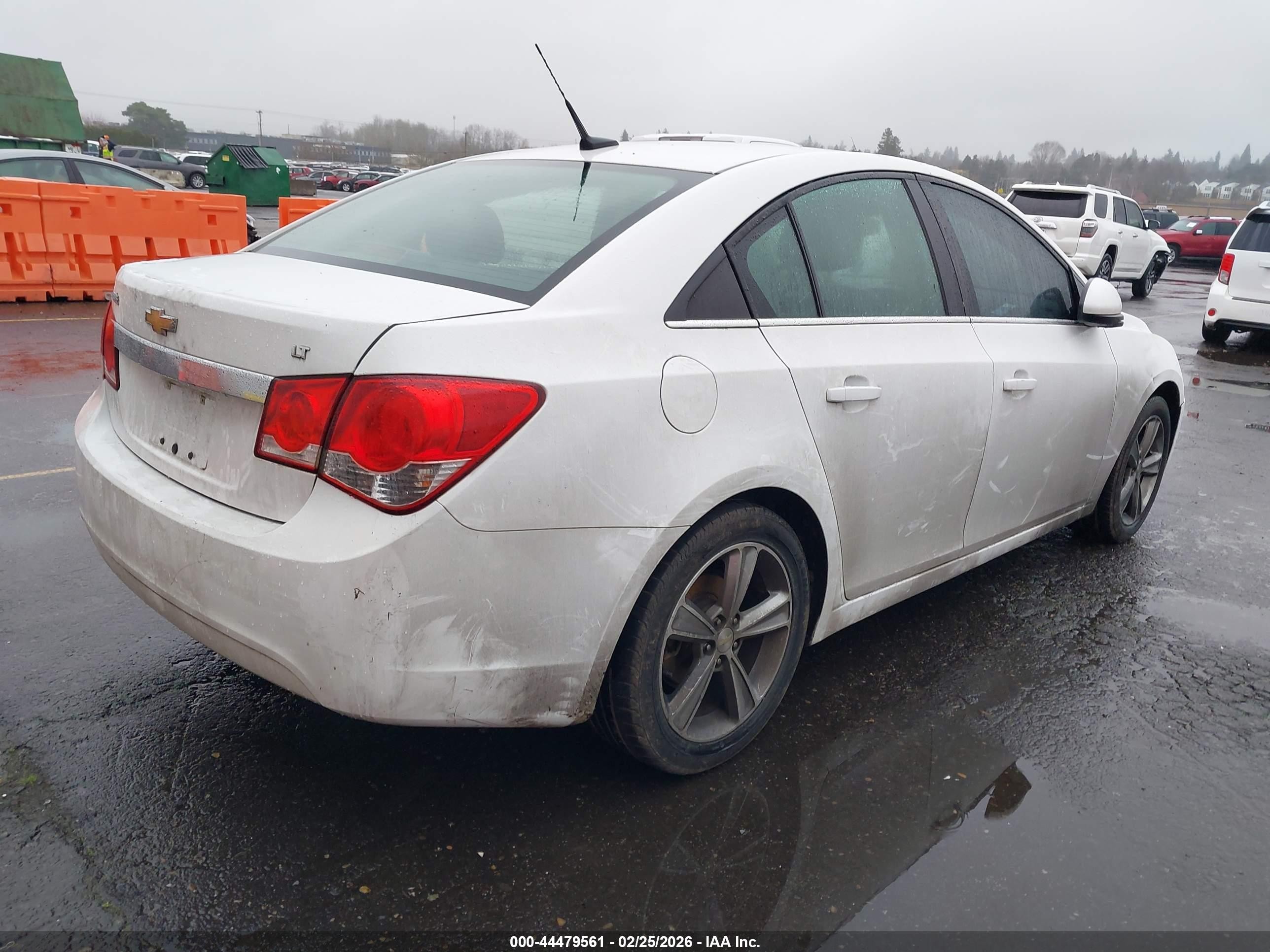 2014 Chevrolet Cruze 2lt Auto White vin: 1G1PE5SB6E7384515