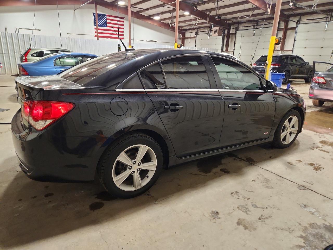 2014 Chevrolet Cruze Lt Black vin: 1G1PE5SB6E7483660