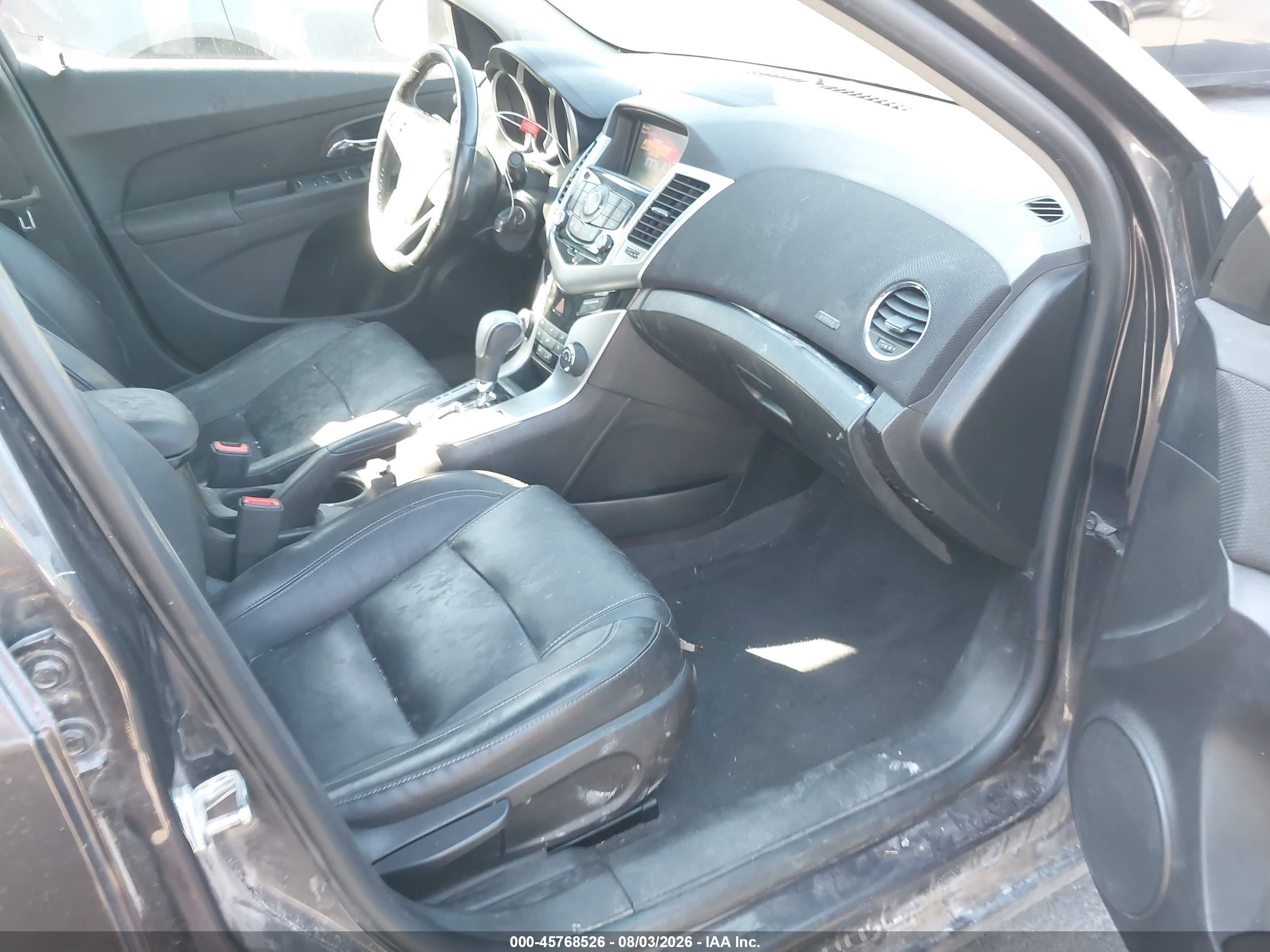 2015 Chevrolet Cruze 2lt Auto Gray vin: 1G1PE5SB6F7184543