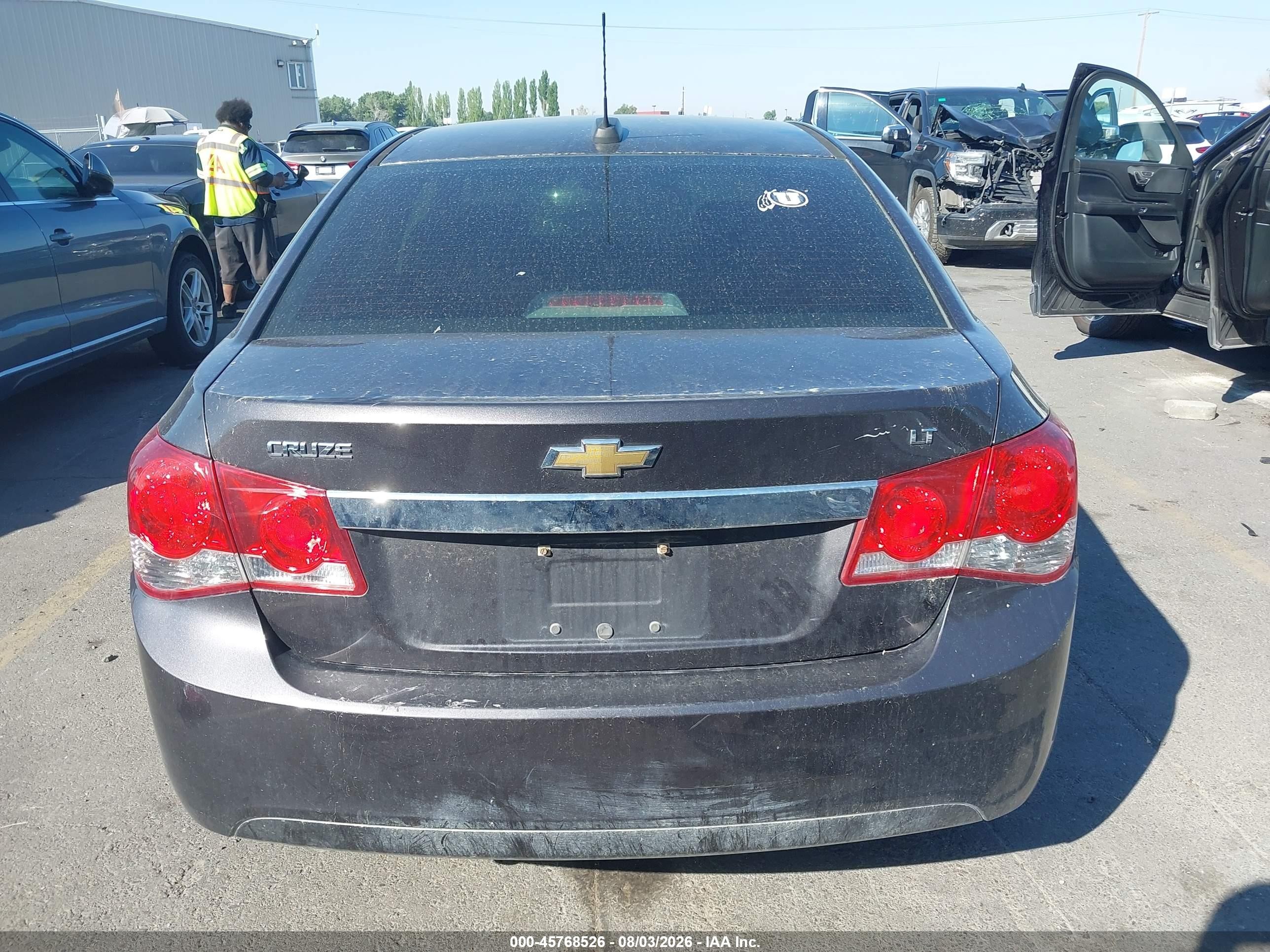 2015 Chevrolet Cruze 2lt Auto Gray vin: 1G1PE5SB6F7184543