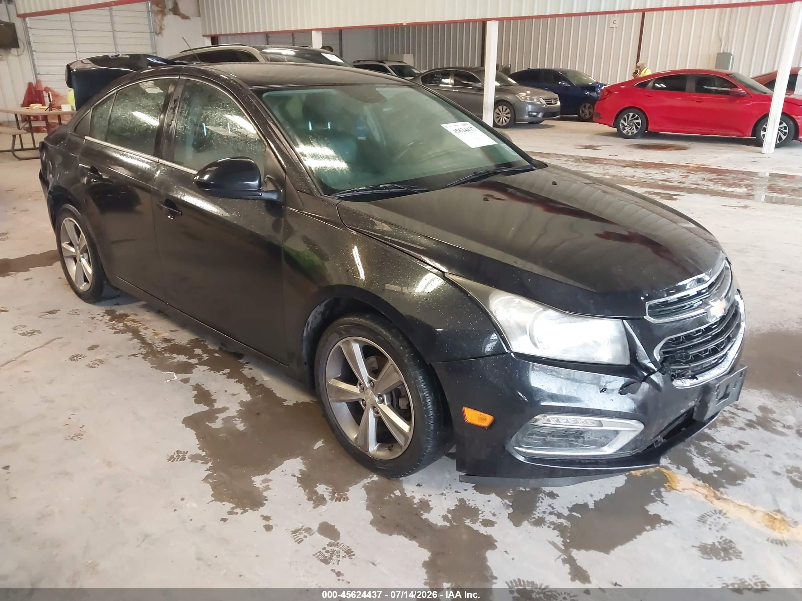 2015 Chevrolet Cruze 2lt Auto Black vin: 1G1PE5SB6F7190942