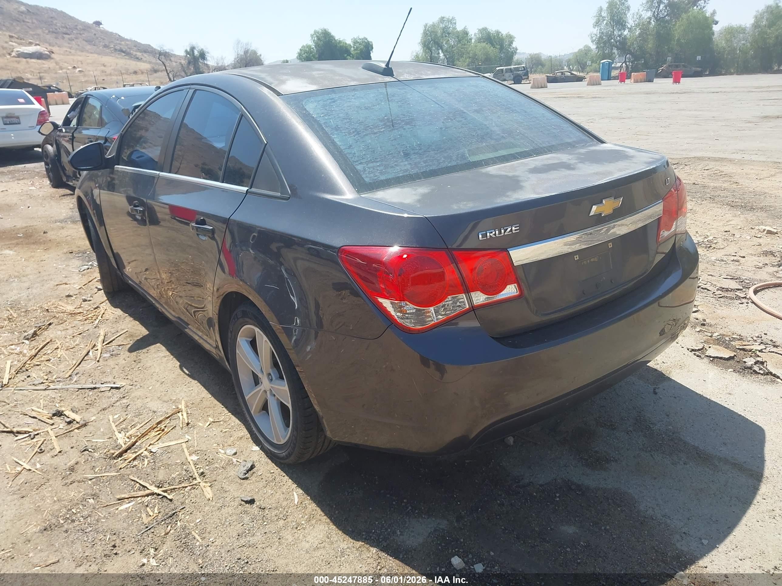 2015 Chevrolet Cruze 2lt Auto Gray vin: 1G1PE5SB6F7233658