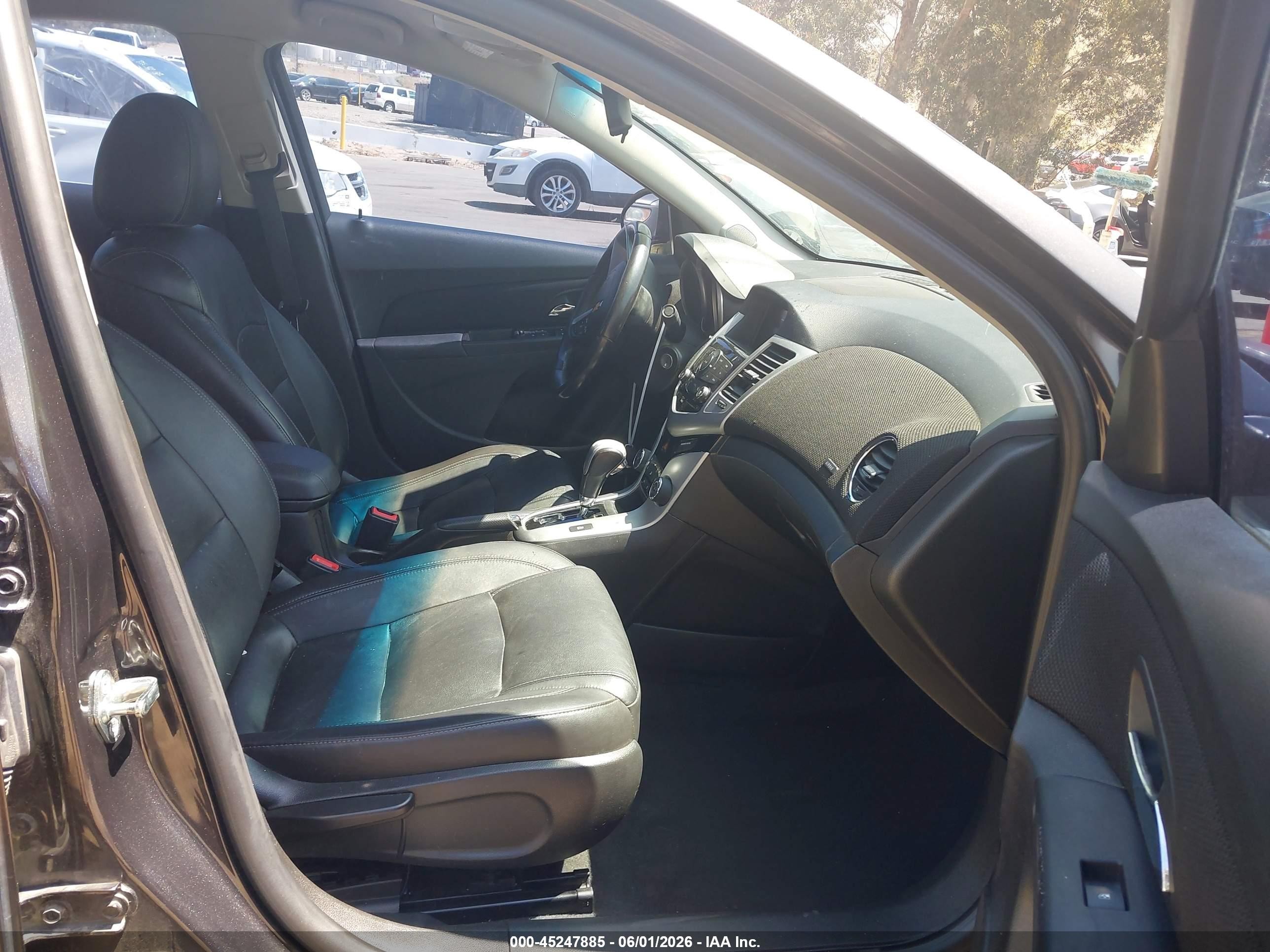 2015 Chevrolet Cruze 2lt Auto Gray vin: 1G1PE5SB6F7233658
