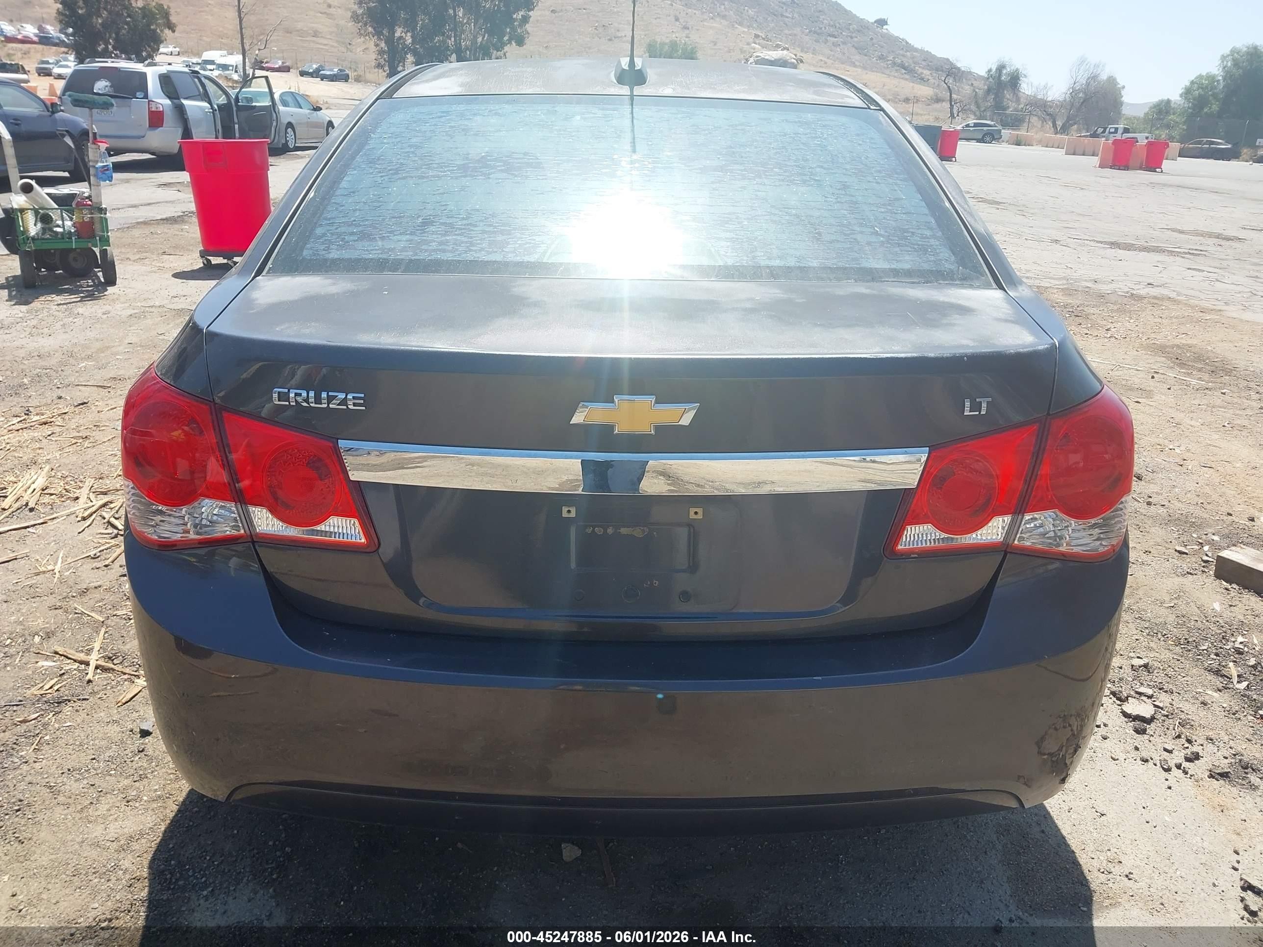 2015 Chevrolet Cruze 2lt Auto Gray vin: 1G1PE5SB6F7233658