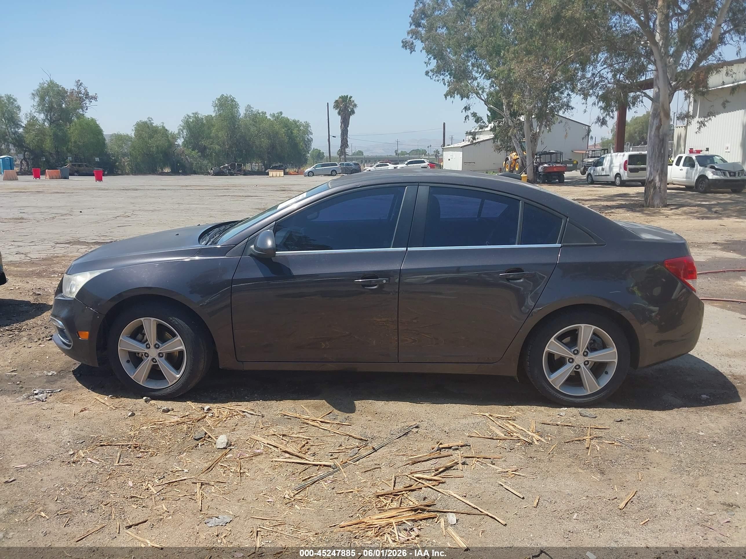 2015 Chevrolet Cruze 2lt Auto Gray vin: 1G1PE5SB6F7233658