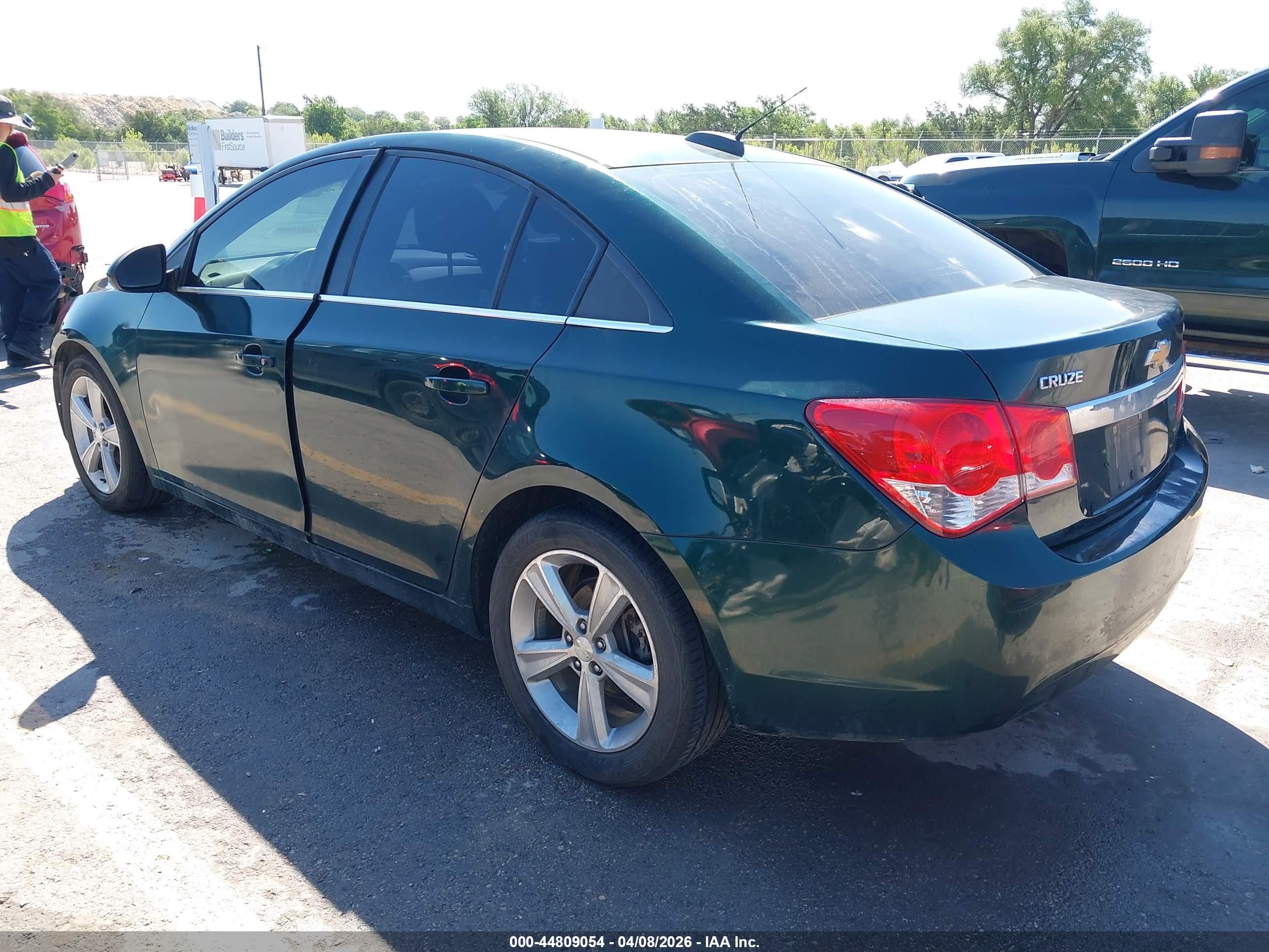 2015 Chevrolet Cruze 2lt Auto Green vin: 1G1PE5SB6F7283489