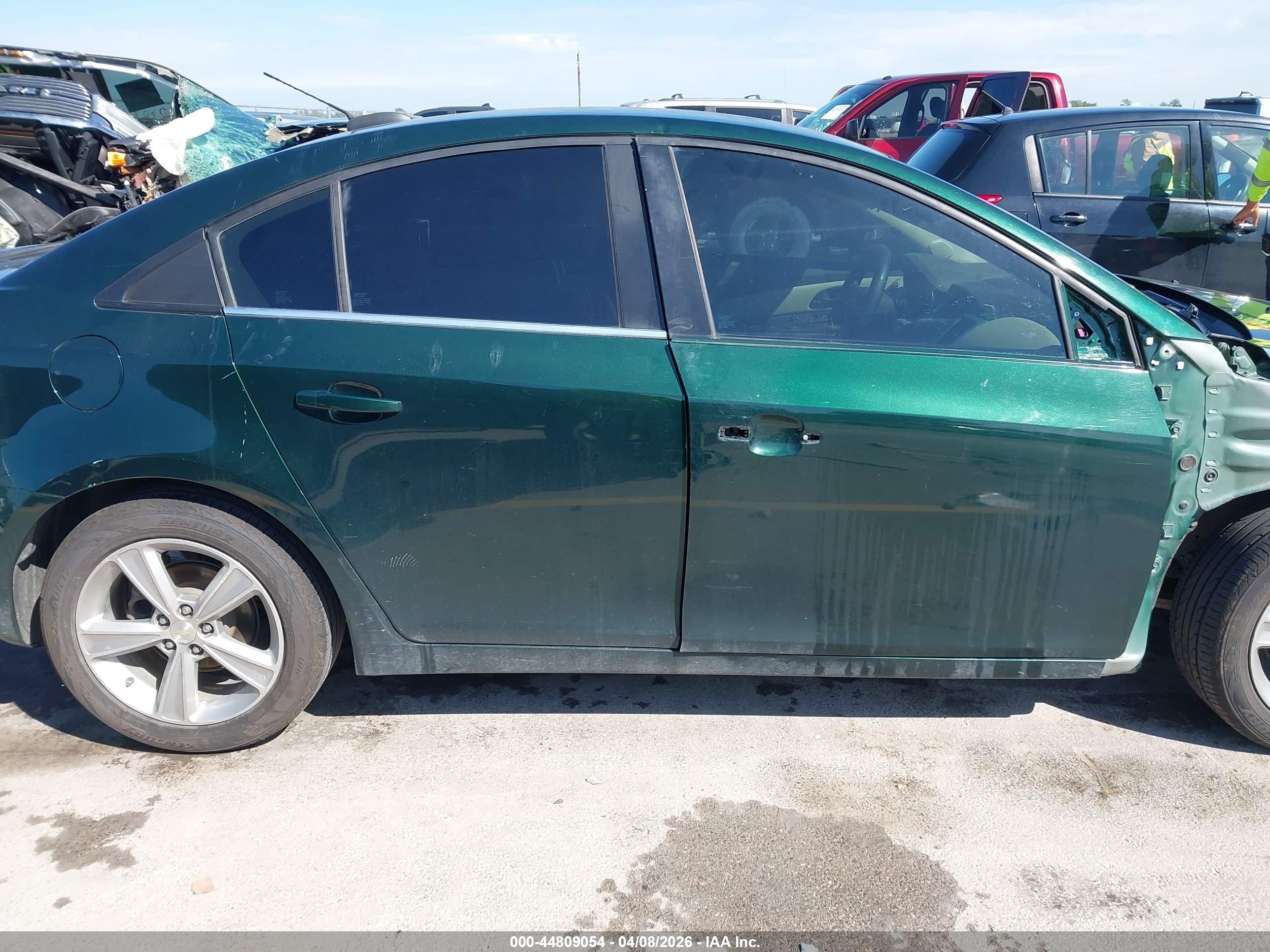 2015 Chevrolet Cruze 2lt Auto Green vin: 1G1PE5SB6F7283489