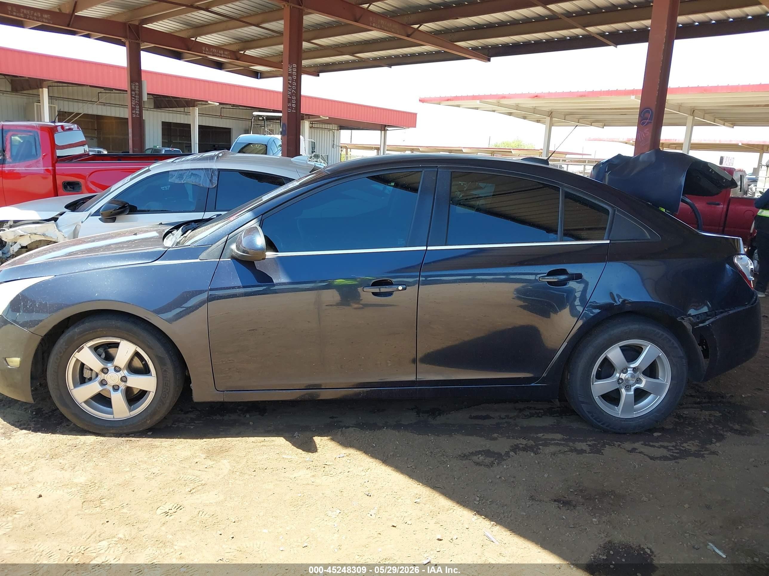 2016 Chevrolet Cruze Limited 1lt Auto Gray vin: 1G1PE5SB6G7141435