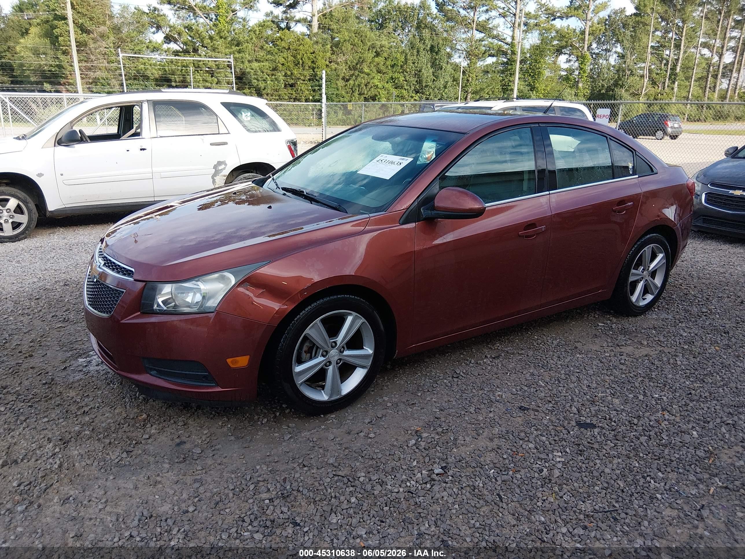 2013 Chevrolet Cruze 2lt Auto Orange vin: 1G1PE5SB7D7113946