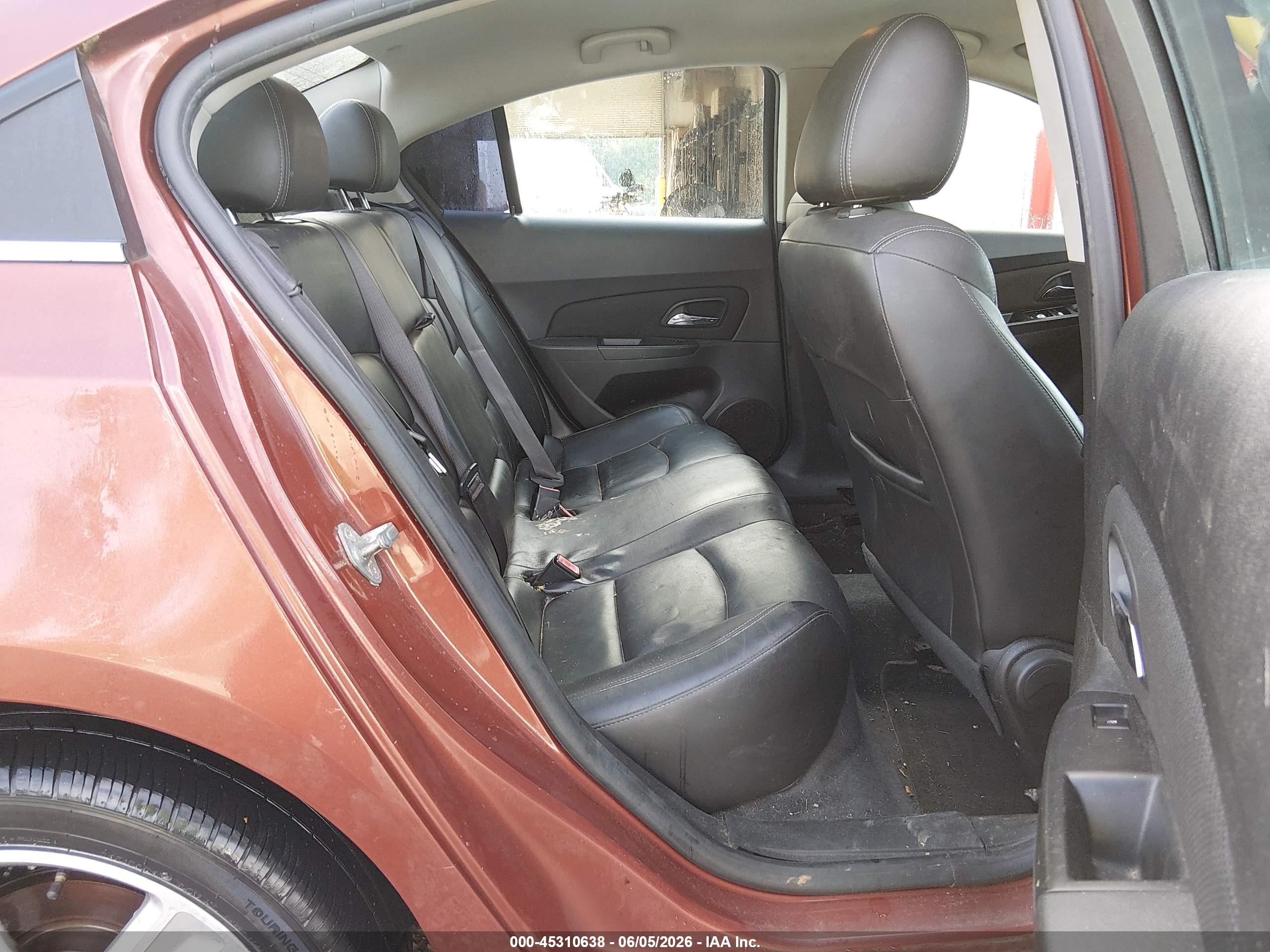 2013 Chevrolet Cruze 2lt Auto Orange vin: 1G1PE5SB7D7113946