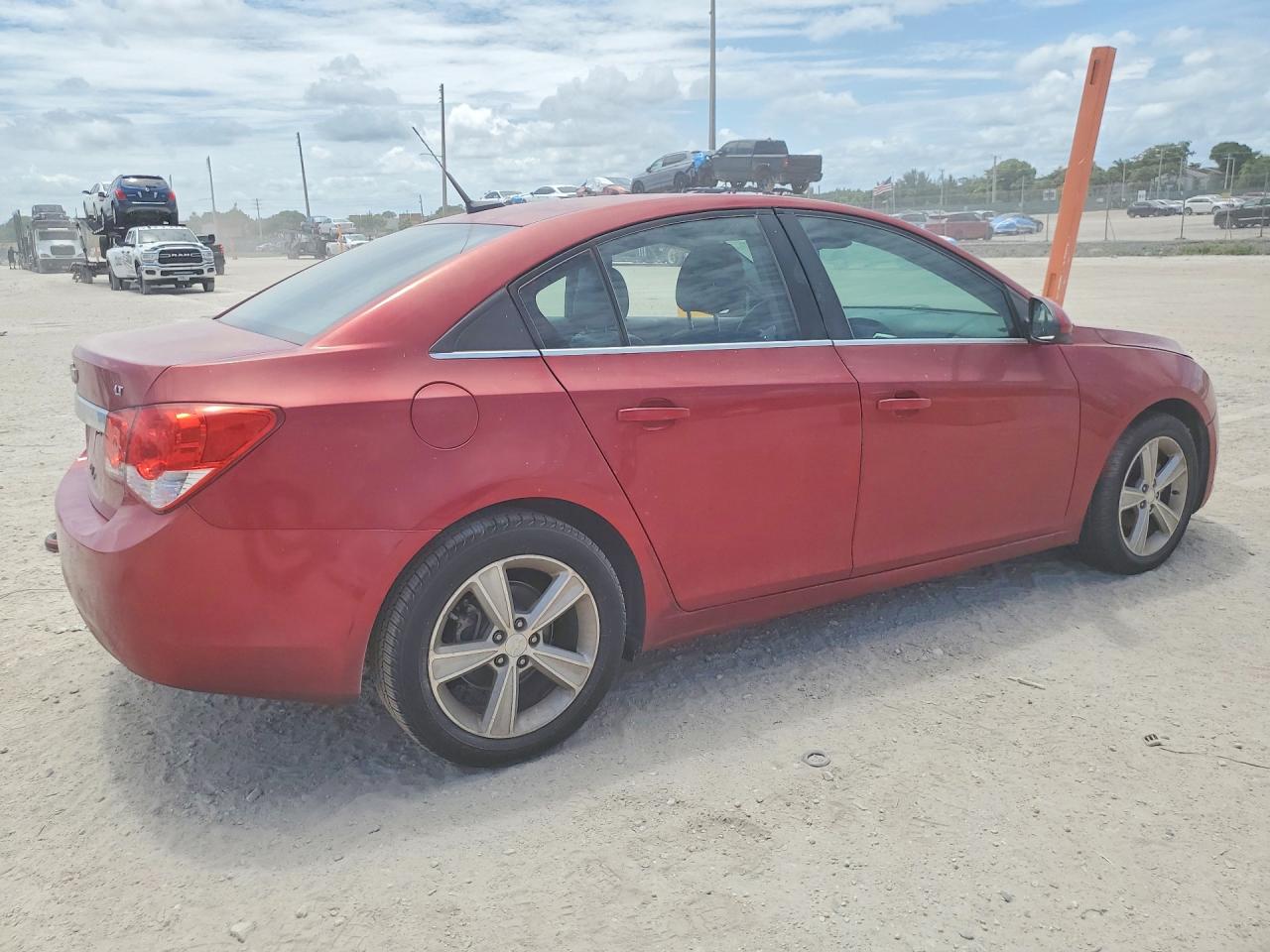 2014 Chevrolet Cruze Lt Maroon vin: 1G1PE5SB7E7123622