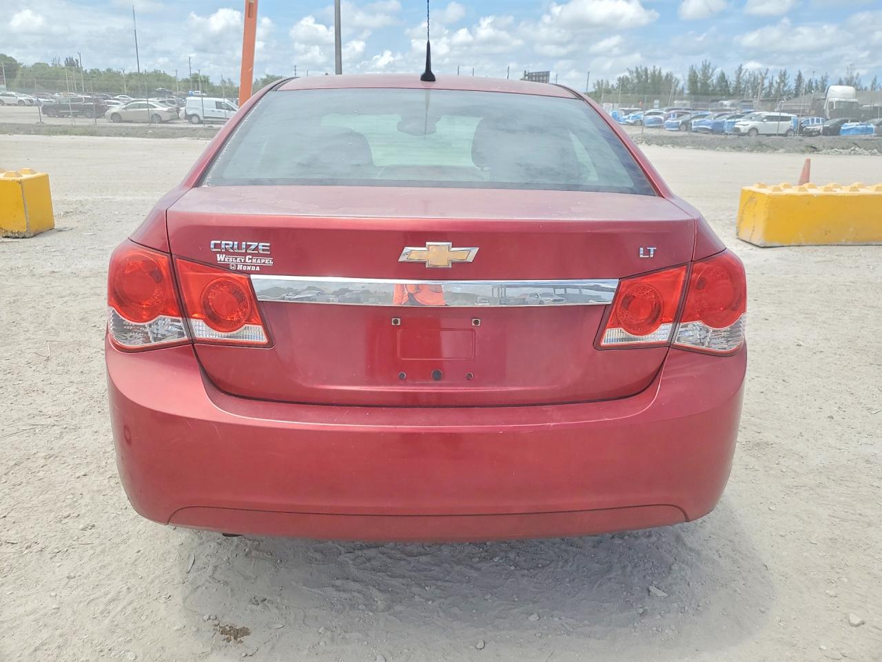 2014 Chevrolet Cruze Lt Maroon vin: 1G1PE5SB7E7123622