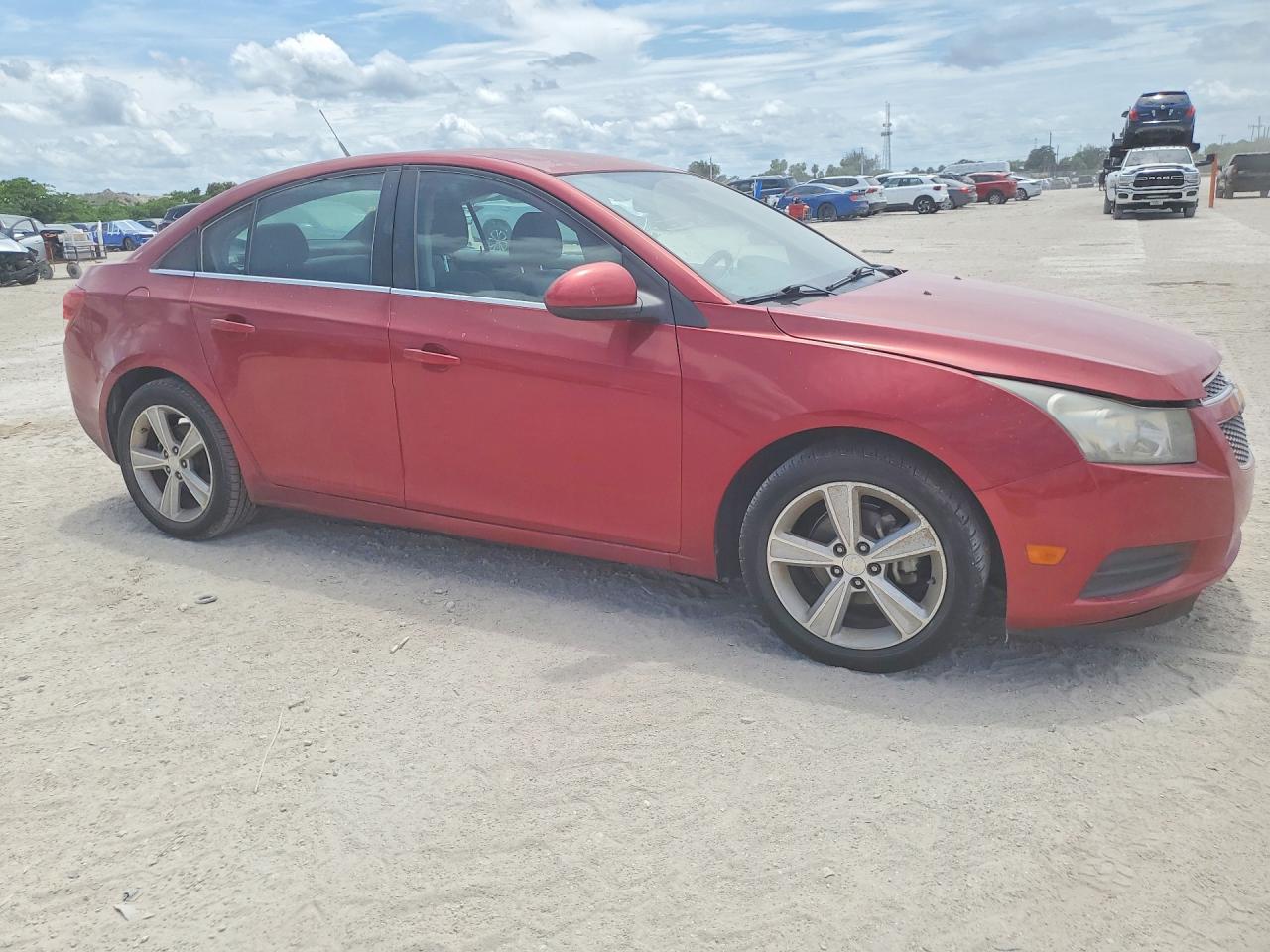 2014 Chevrolet Cruze Lt Maroon vin: 1G1PE5SB7E7123622