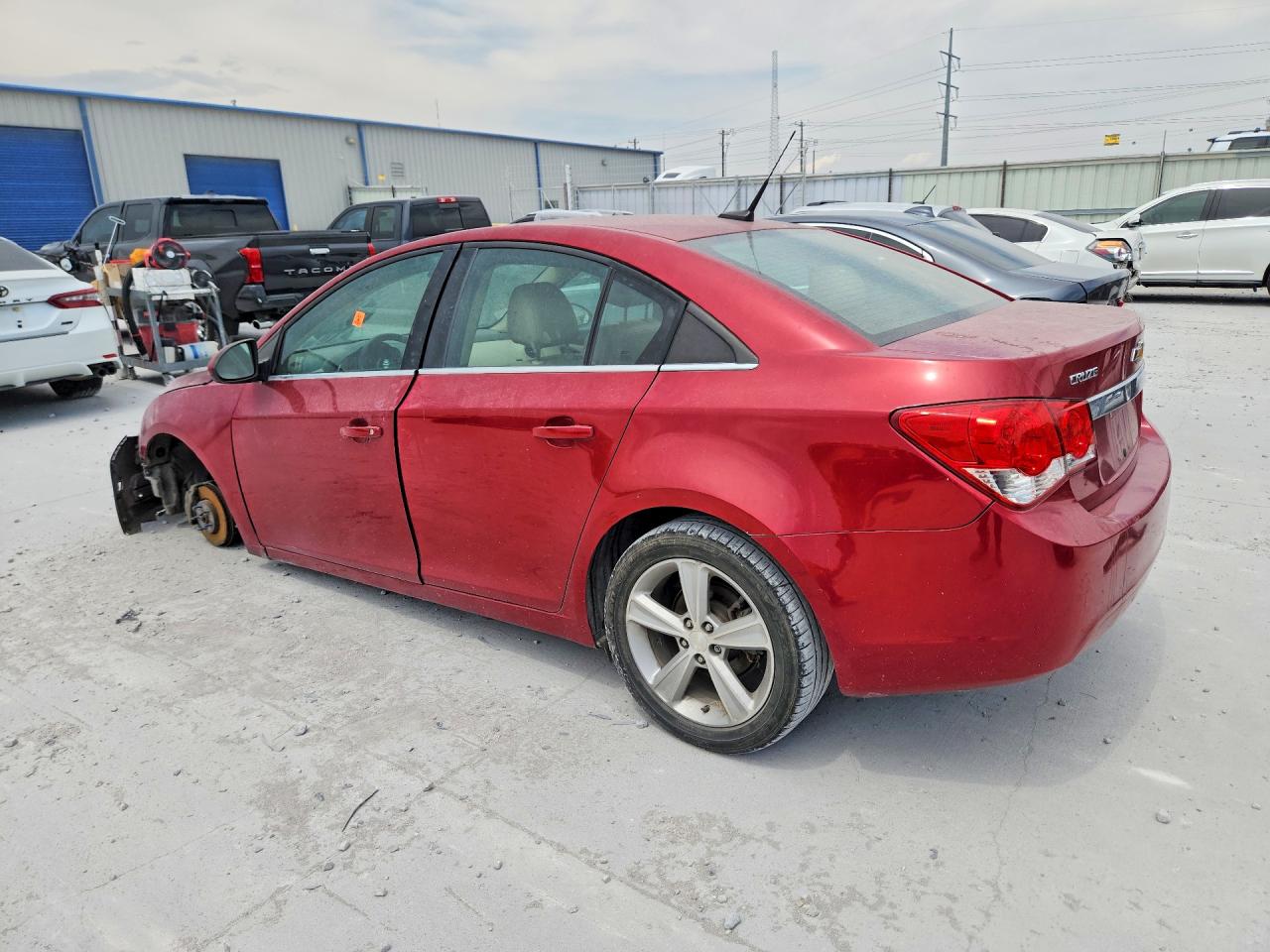 2014 Chevrolet Cruze Lt Red vin: 1G1PE5SB7E7326834