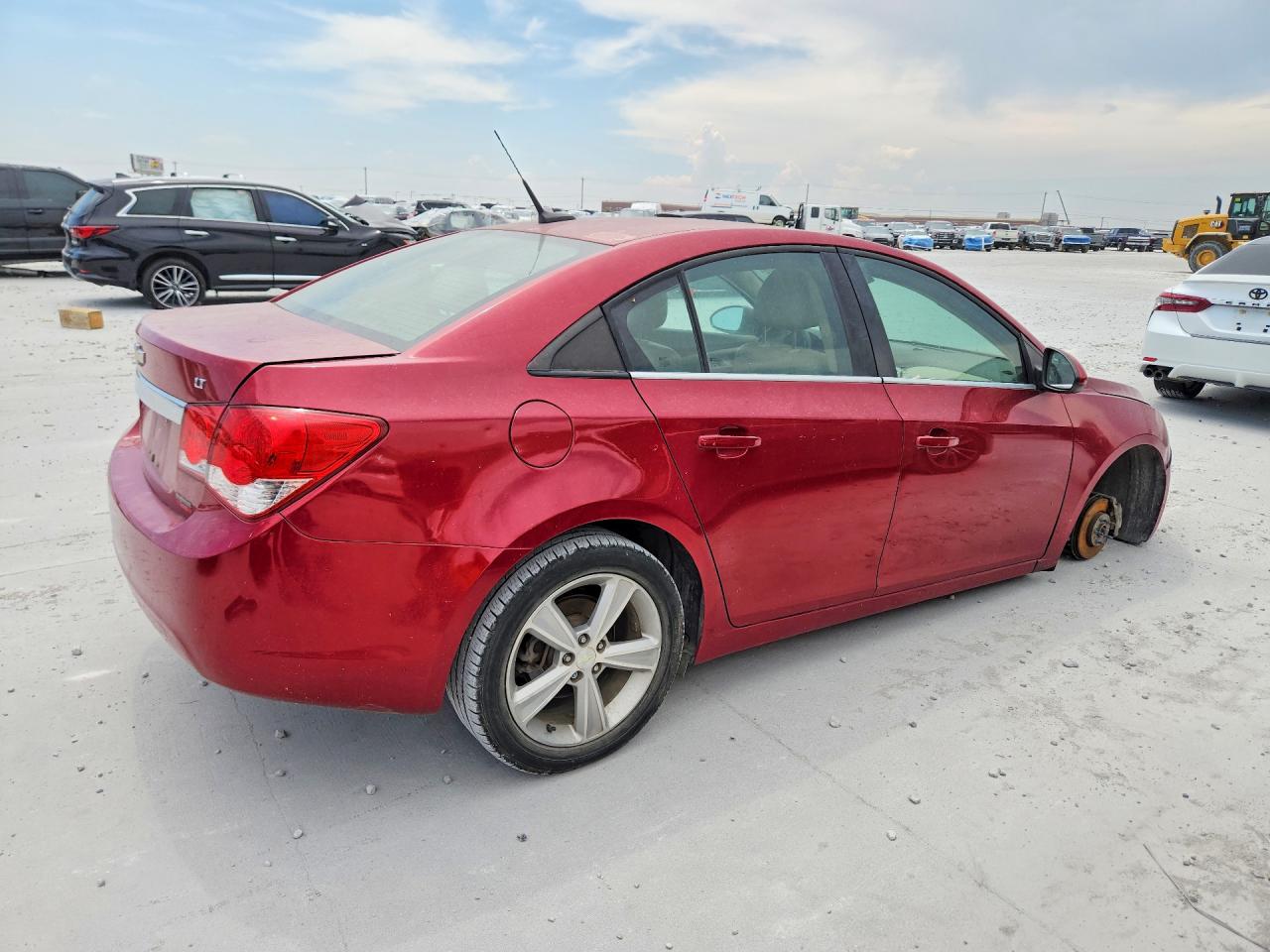 2014 Chevrolet Cruze Lt Red vin: 1G1PE5SB7E7326834