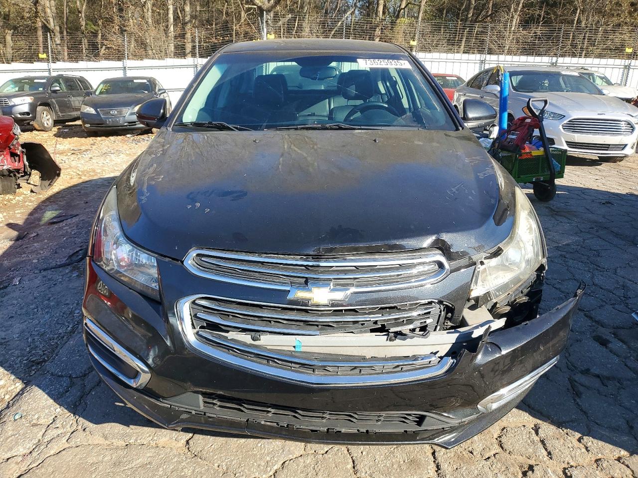 2015 Chevrolet Cruze Lt Black vin: 1G1PE5SB7F7144357