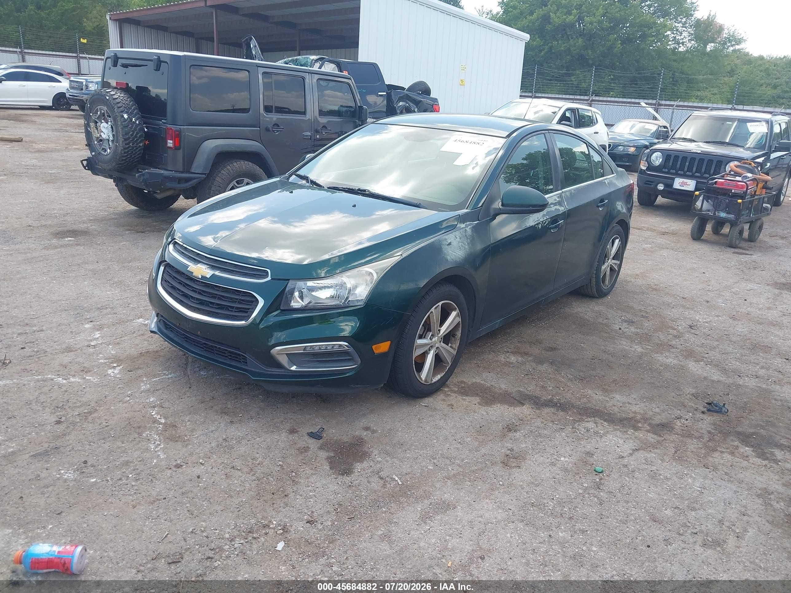 2015 Chevrolet Cruze 2lt Auto Black vin: 1G1PE5SB7F7187273