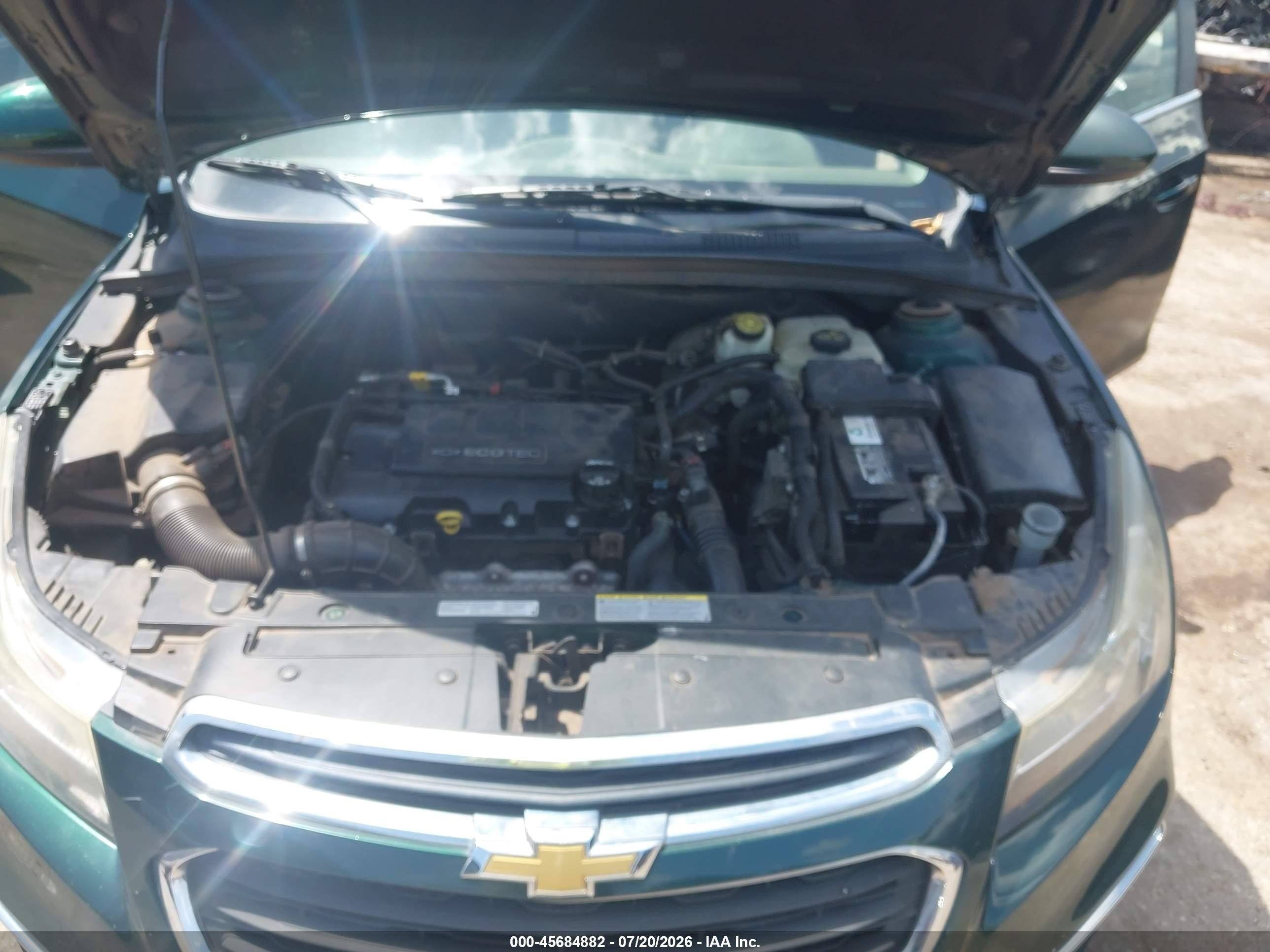 2015 Chevrolet Cruze 2lt Auto Black vin: 1G1PE5SB7F7187273