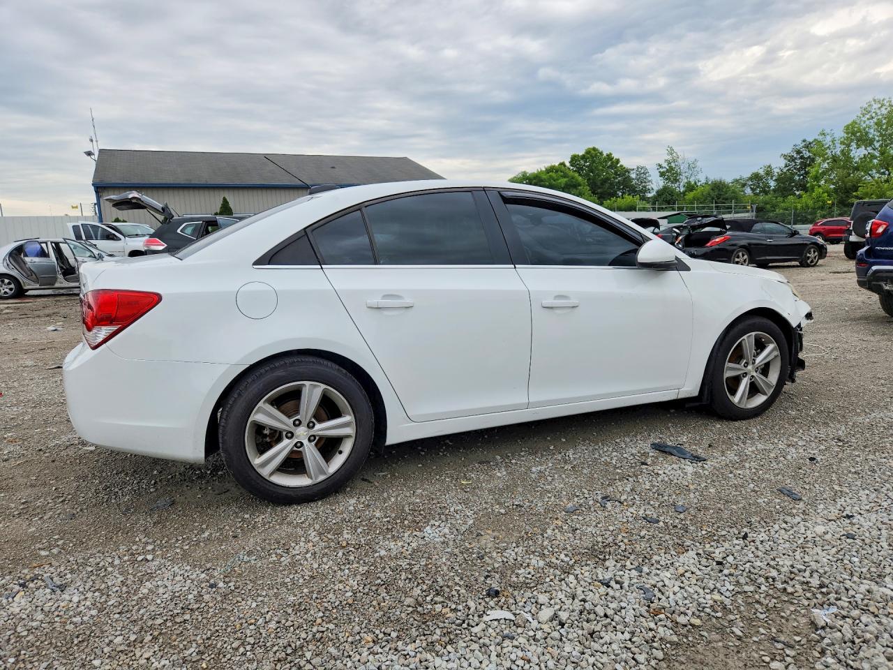 2015 Chevrolet Cruze Lt White vin: 1G1PE5SB7F7242515