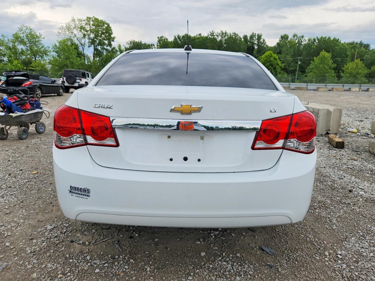 2015 Chevrolet Cruze Lt White vin: 1G1PE5SB7F7242515