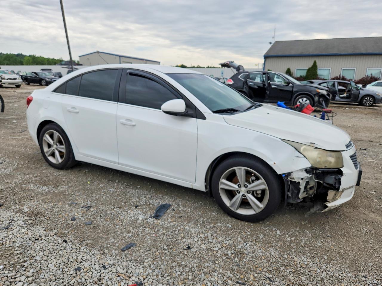 2015 Chevrolet Cruze Lt White vin: 1G1PE5SB7F7242515