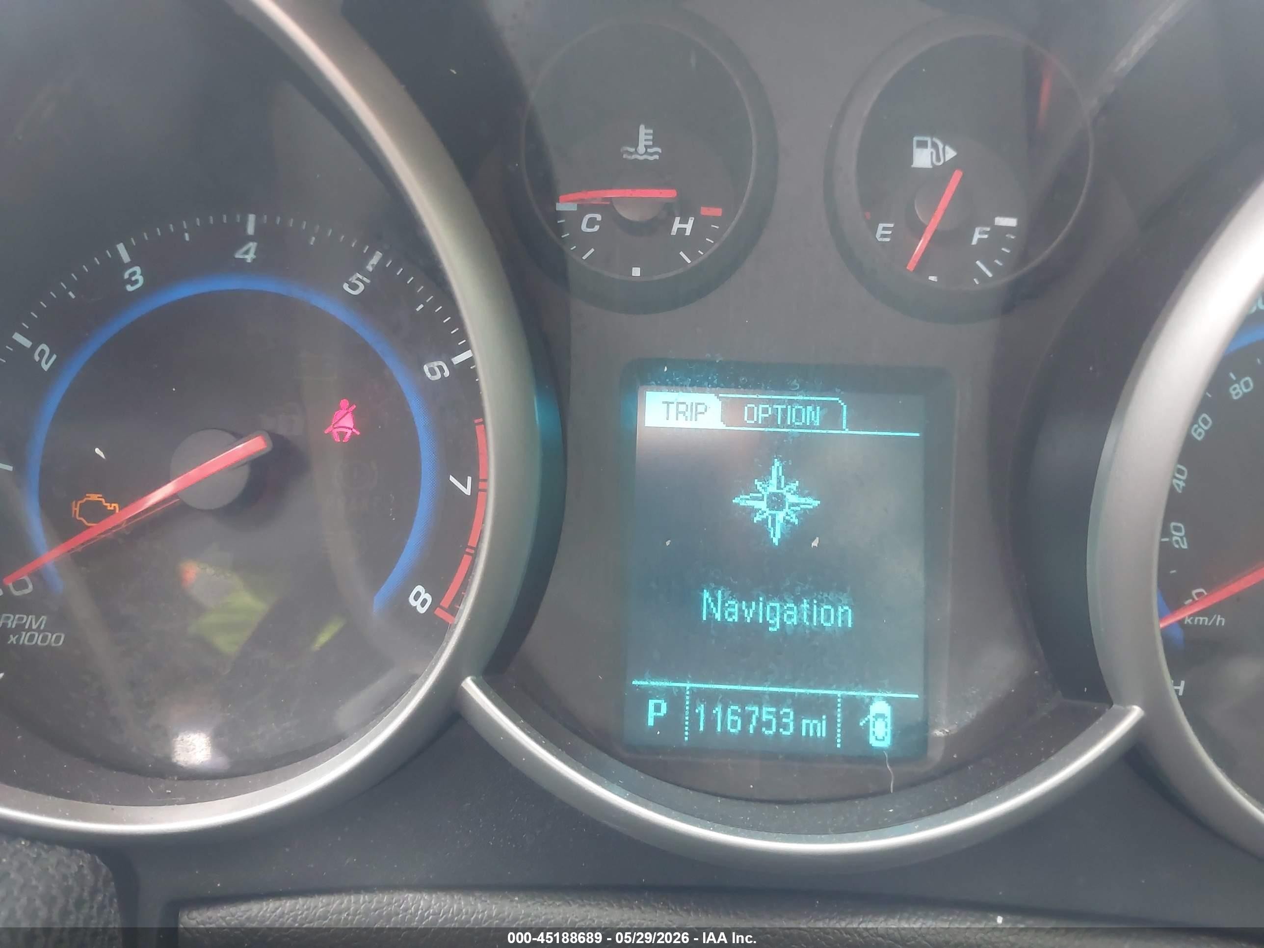2015 Chevrolet Cruze 2lt Auto Темно-бордовый vin: 1G1PE5SB7F7259248