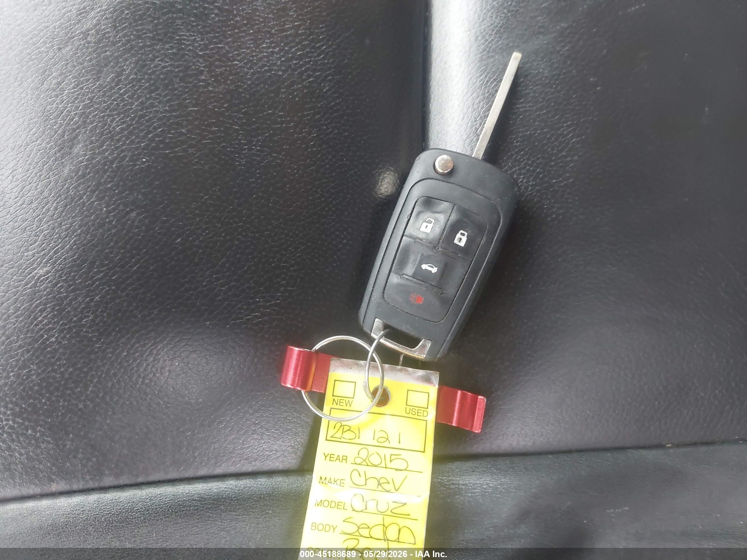 2015 Chevrolet Cruze 2lt Auto Темно-бордовый vin: 1G1PE5SB7F7259248