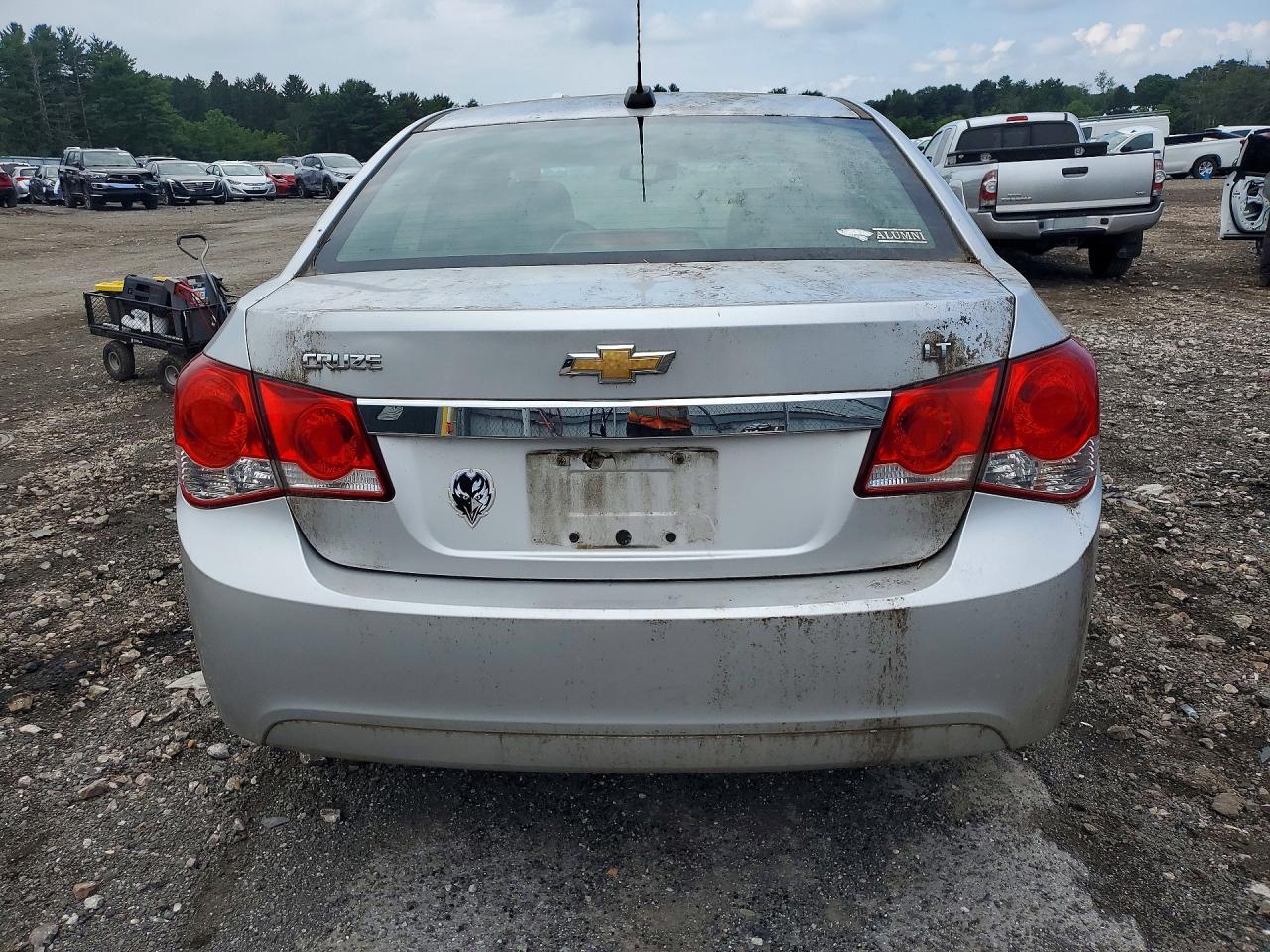 2015 Chevrolet Cruze Lt Silver vin: 1G1PE5SB7F7276194