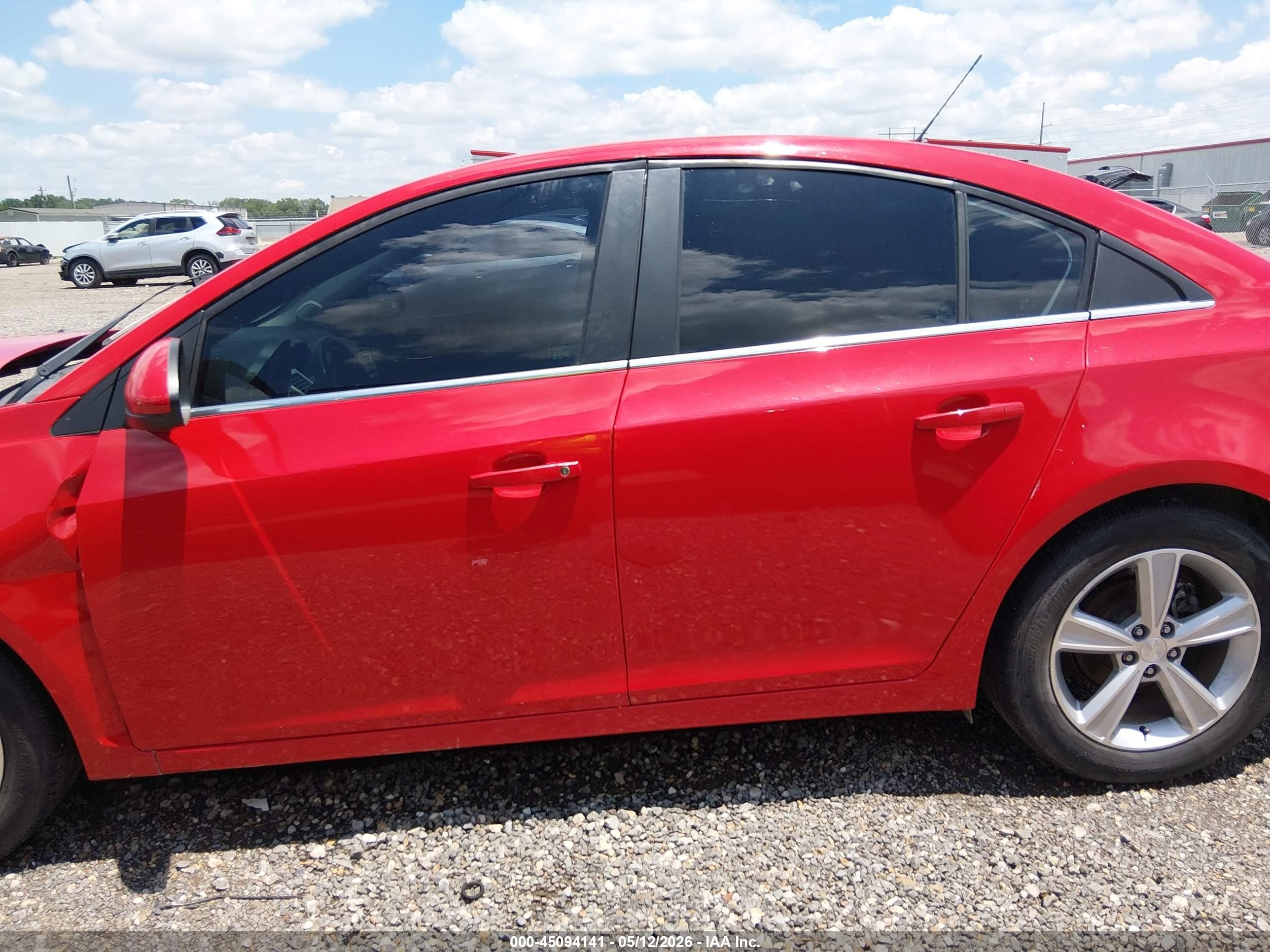 2015 Chevrolet Cruze 2lt Auto Red vin: 1G1PE5SB7F7299751